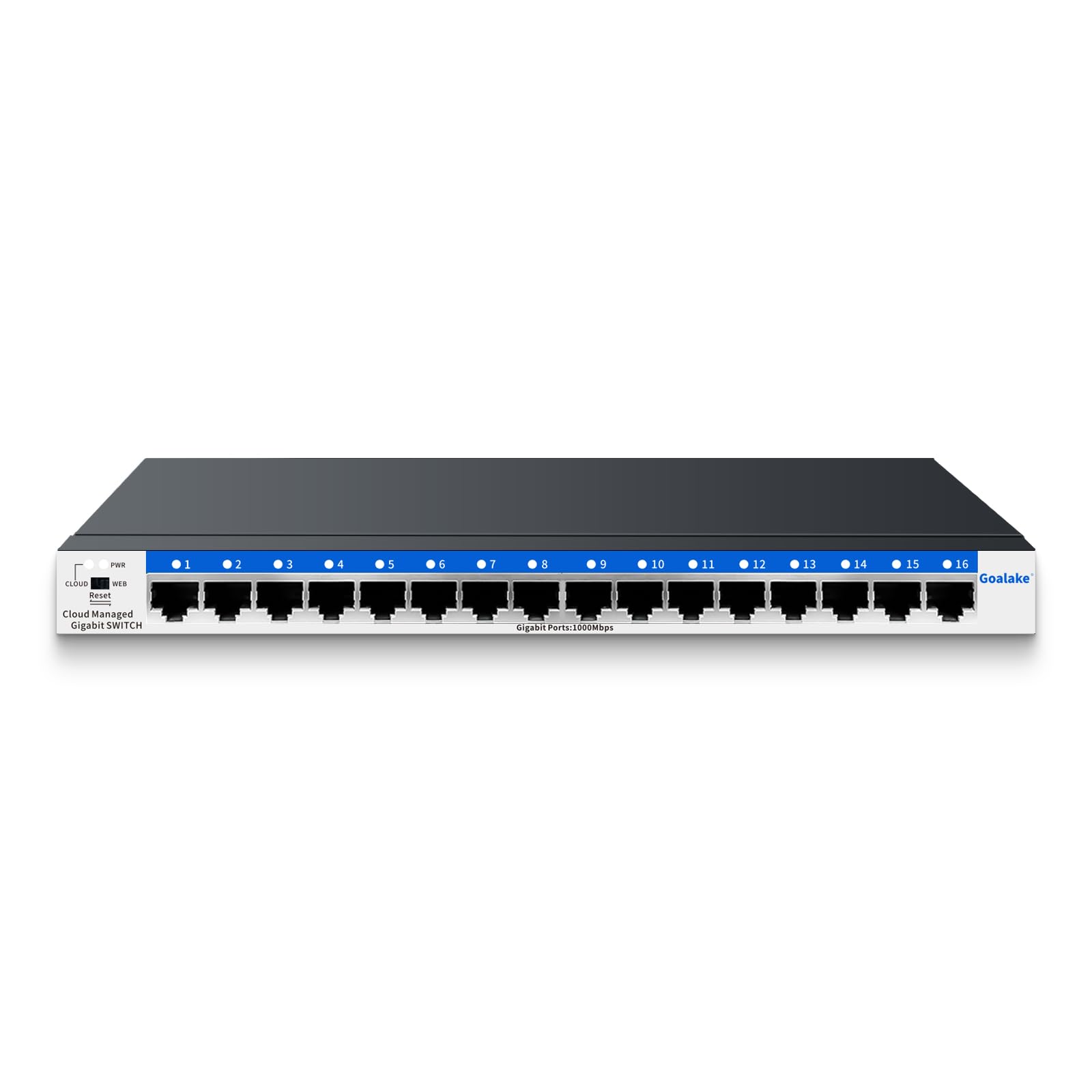 Goalake Switch di Rete Gestito 16 Porte Gigabit Ethernet