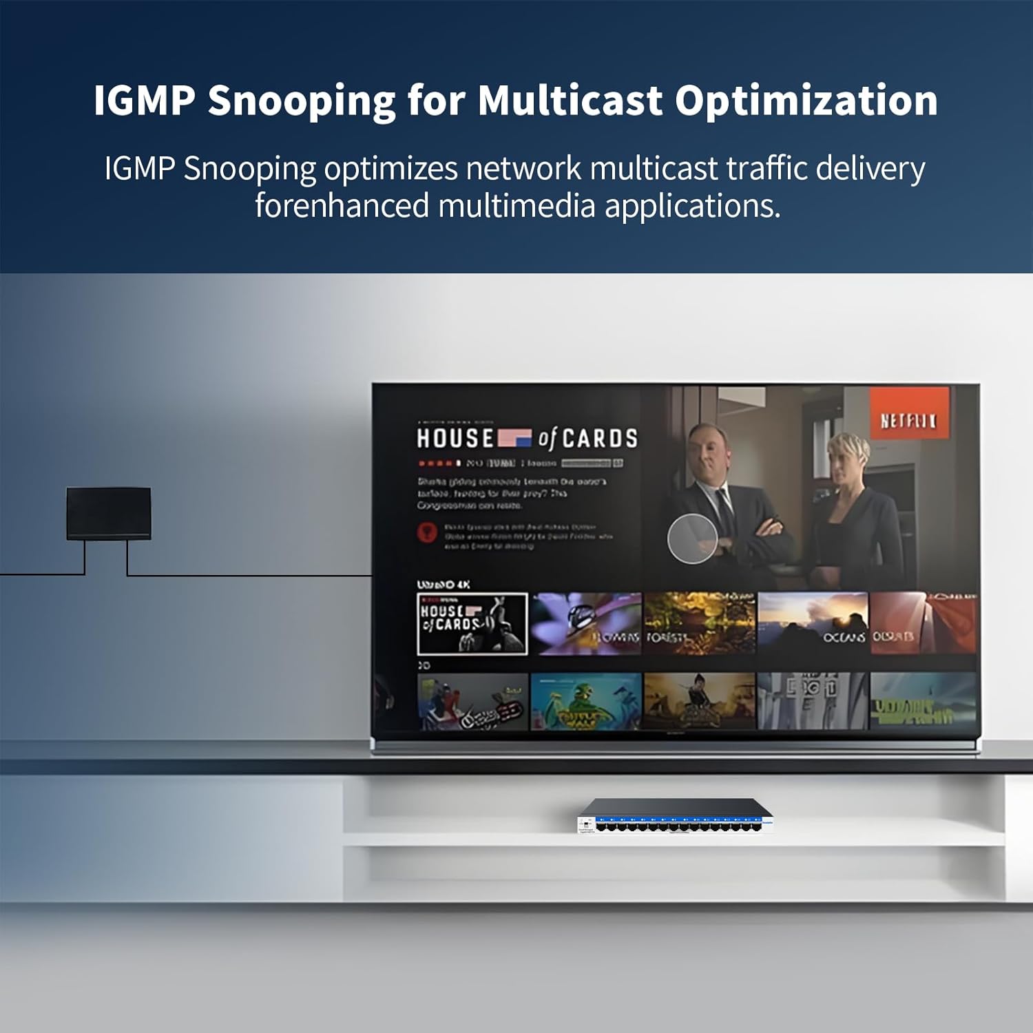 Goalake Switch di Rete Gestito 16 Porte Gigabit Ethernet - immagine 7