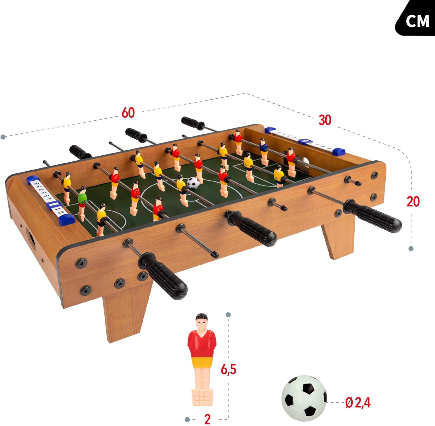 ColorBaby - Calciobalilla in Legno Premium - immagine 4