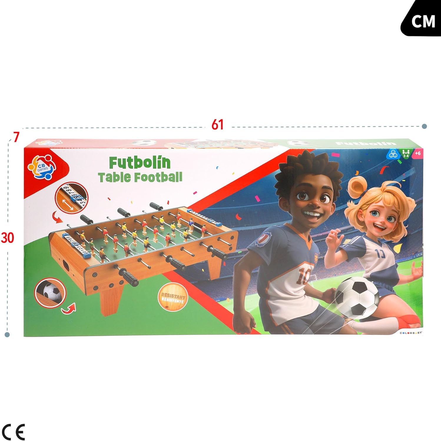 ColorBaby - Calciobalilla in Legno Premium - immagine 6