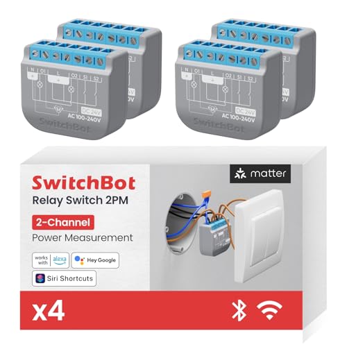 Switchbot Interruttore WiFi 2PM (4 pezzi)