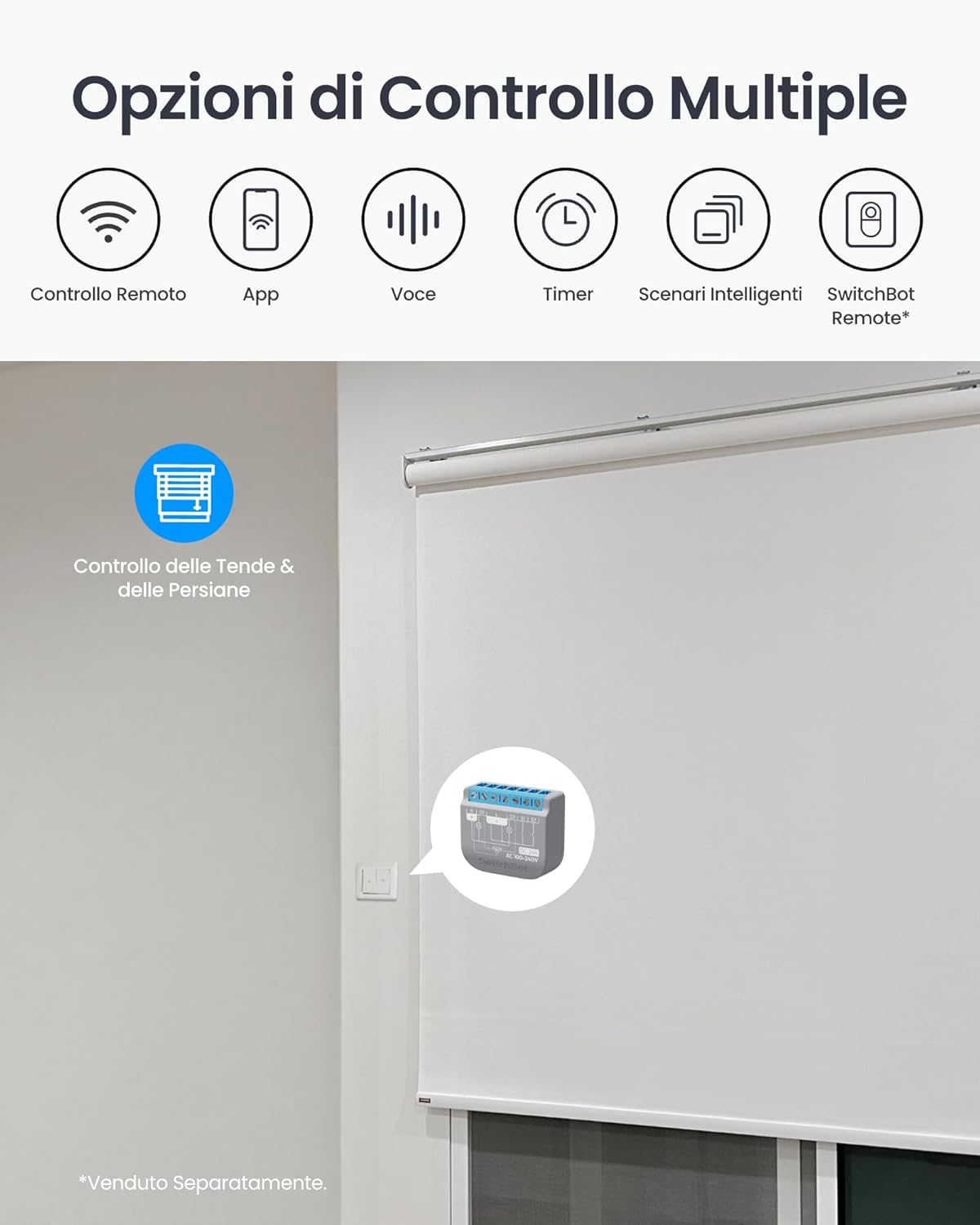 Switchbot Interruttore WiFi 2PM (4 pezzi) - immagine 7