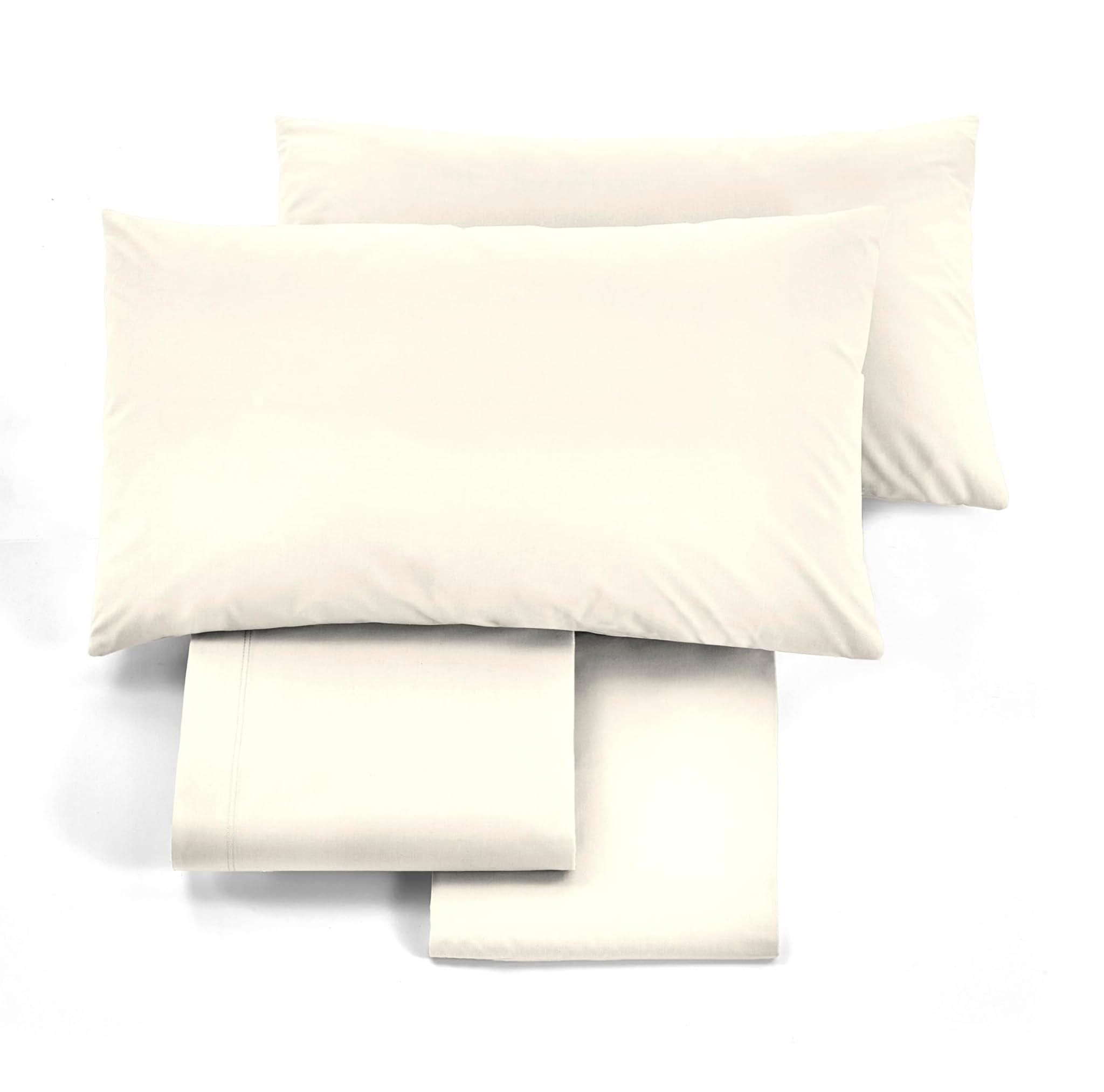 Lenzuola Maxi Coccole Matrimoniale King Size, Panna