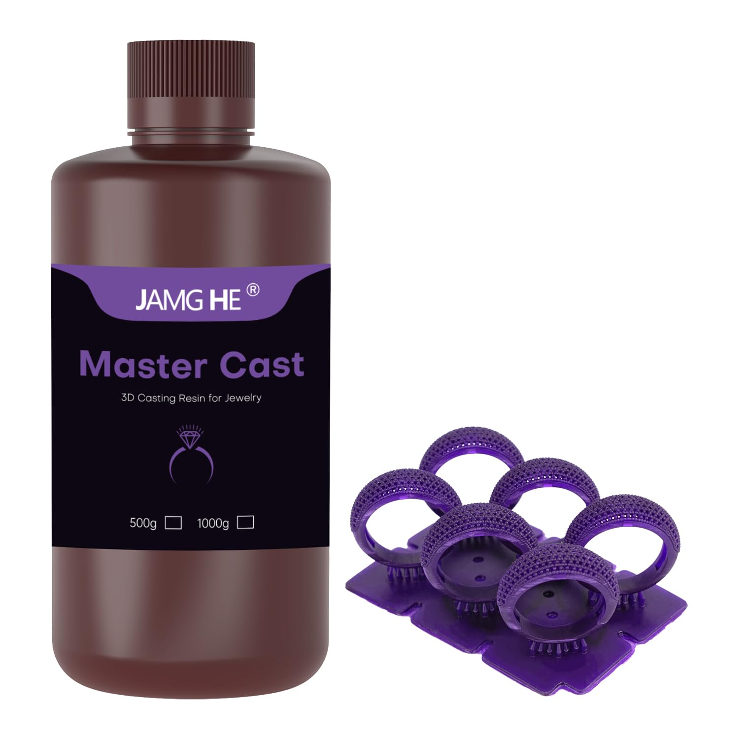 JAMG HE Master Cast - Resina 3D per Gioielli 500G - immagine 1