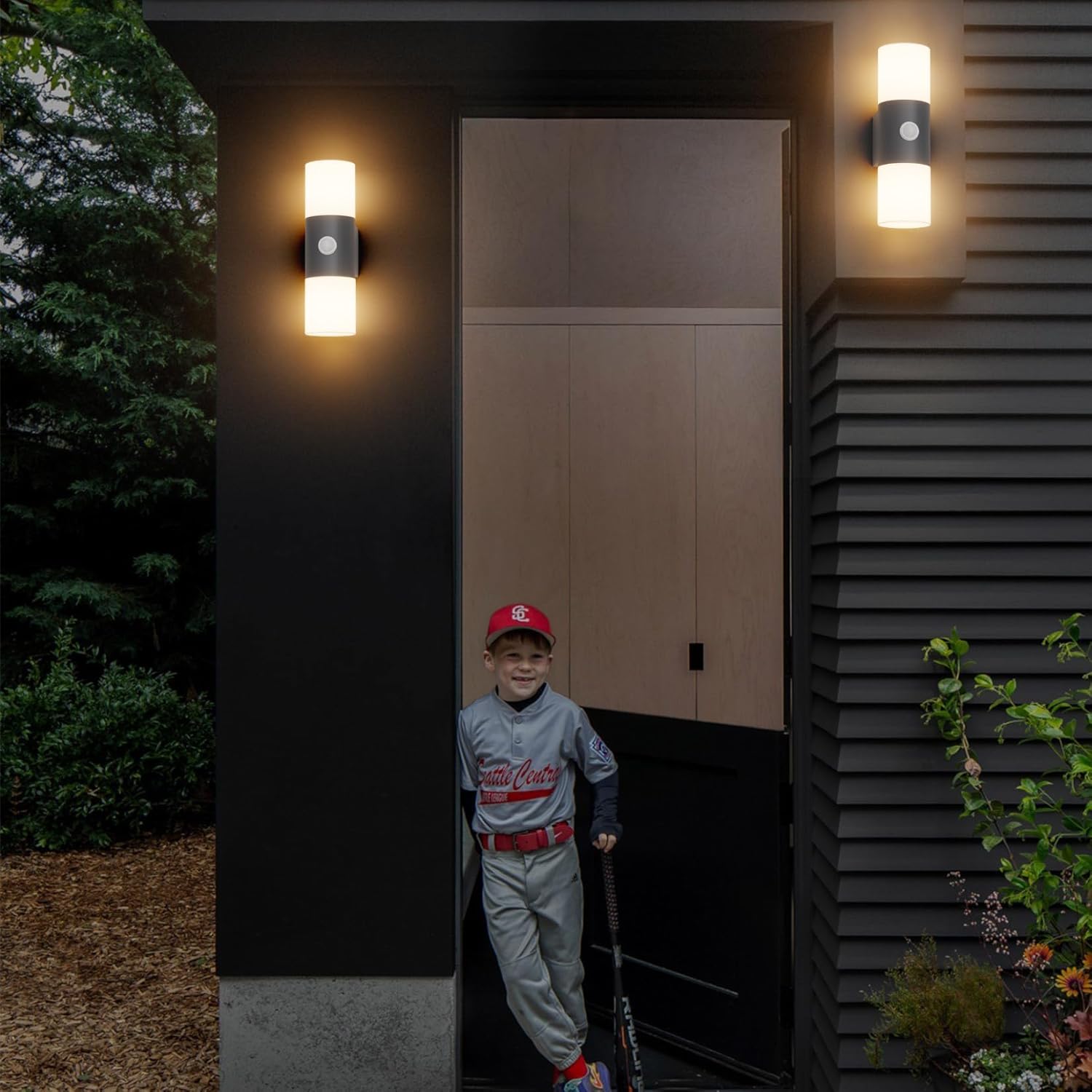 Klighten Applique da Parete E27 Esterno/Interno, Antracite - immagine 7