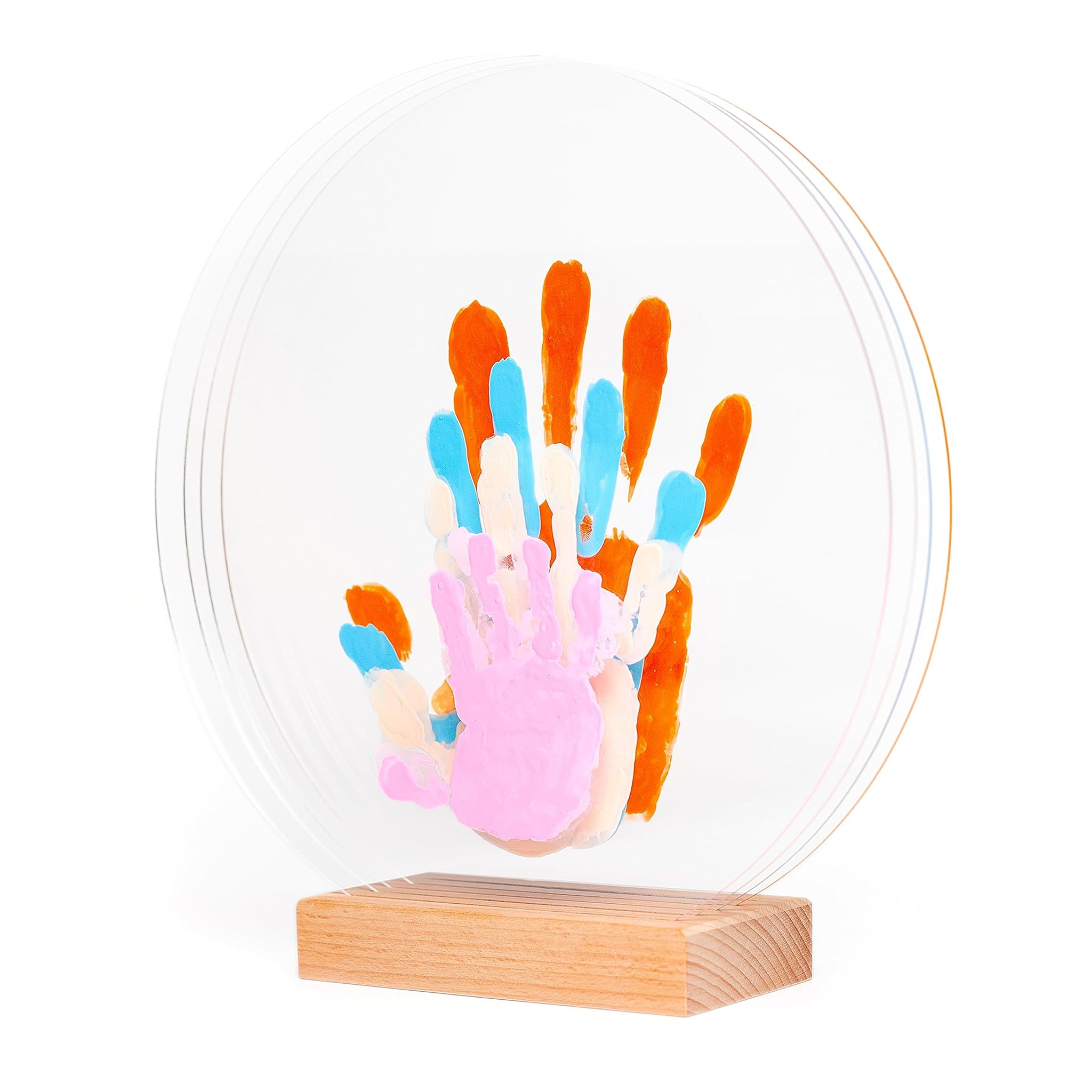 Louyou Kit Famiglia Impronta Mani e Piedi, Pastello