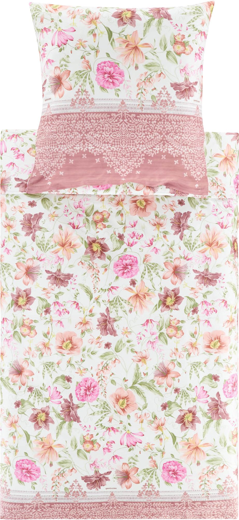 Bassetti Casablanca 9332099 - Biancheria da Letto Rosa P1