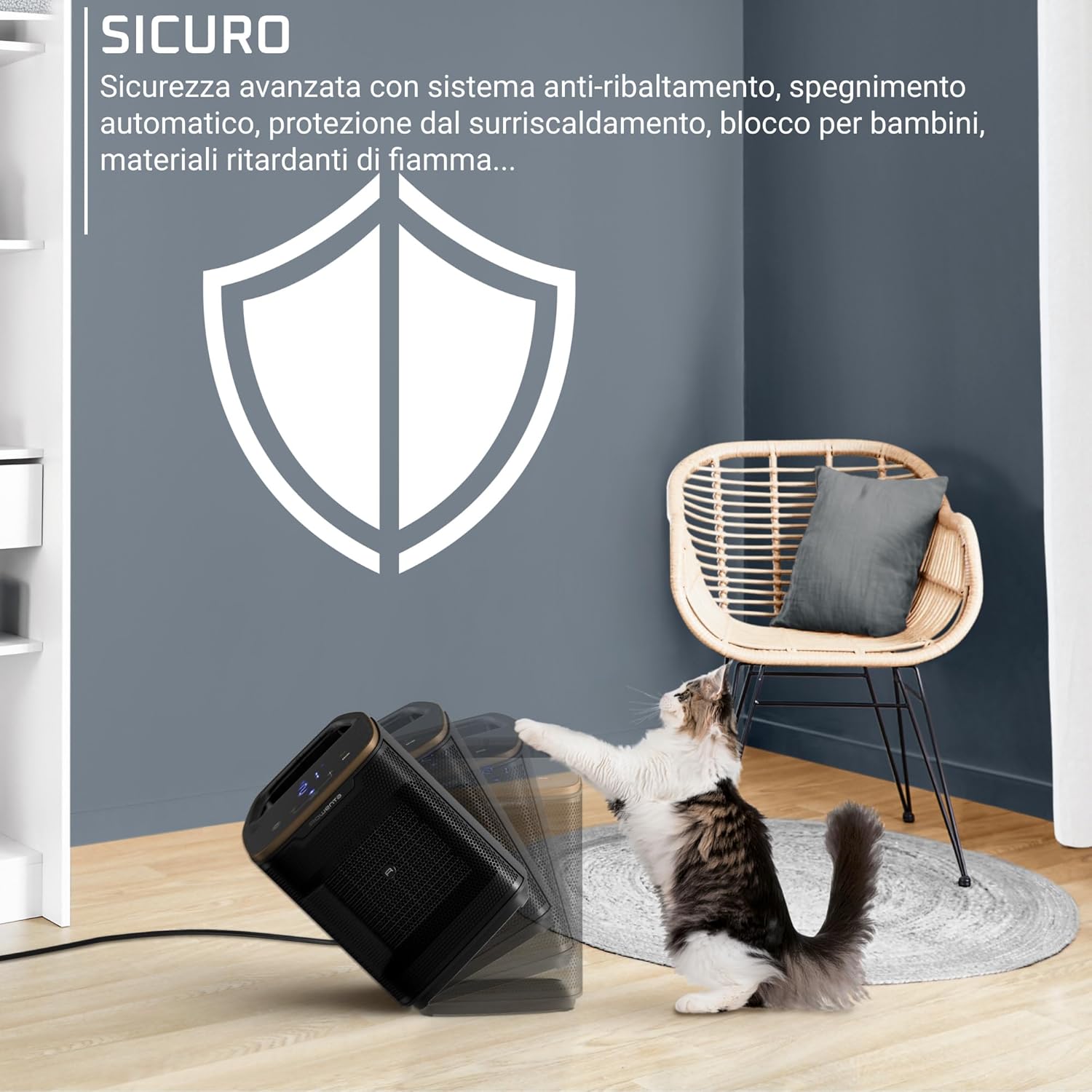 Rowenta Intense Comfort+ - Termoventilatore Silenzioso 2000W - immagine 7