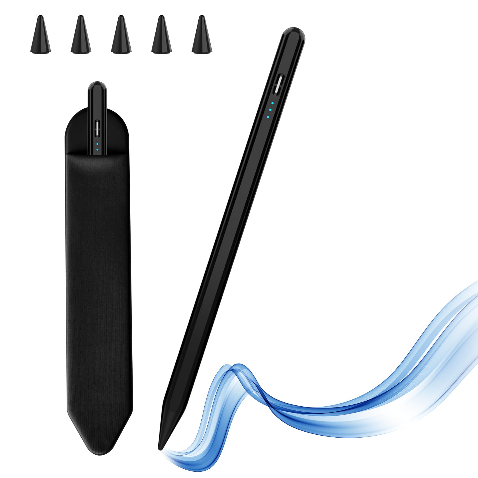 Penna per Apple iPad 2018-2025, Nera