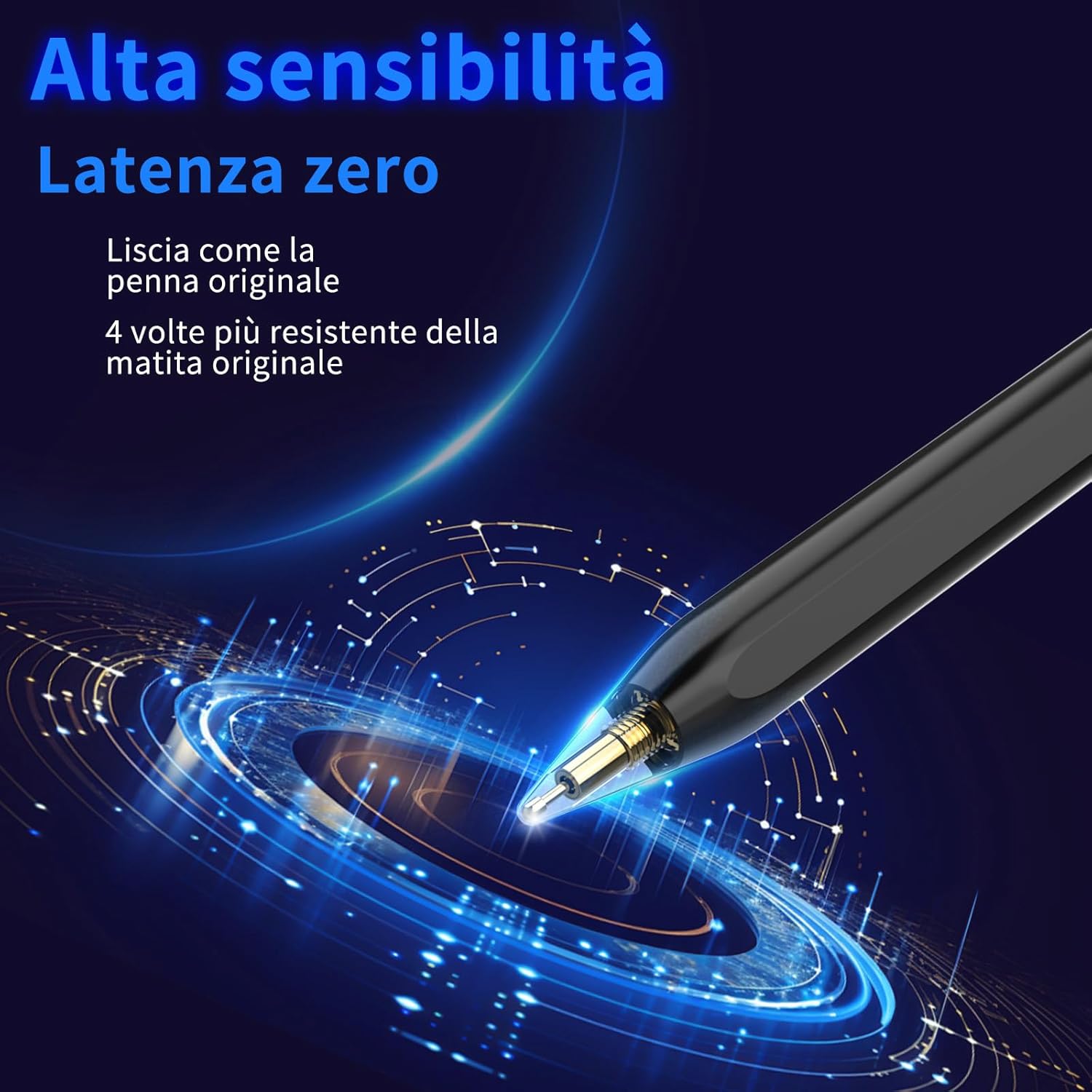 Penna per Apple iPad 2018-2025, Nera - immagine 3