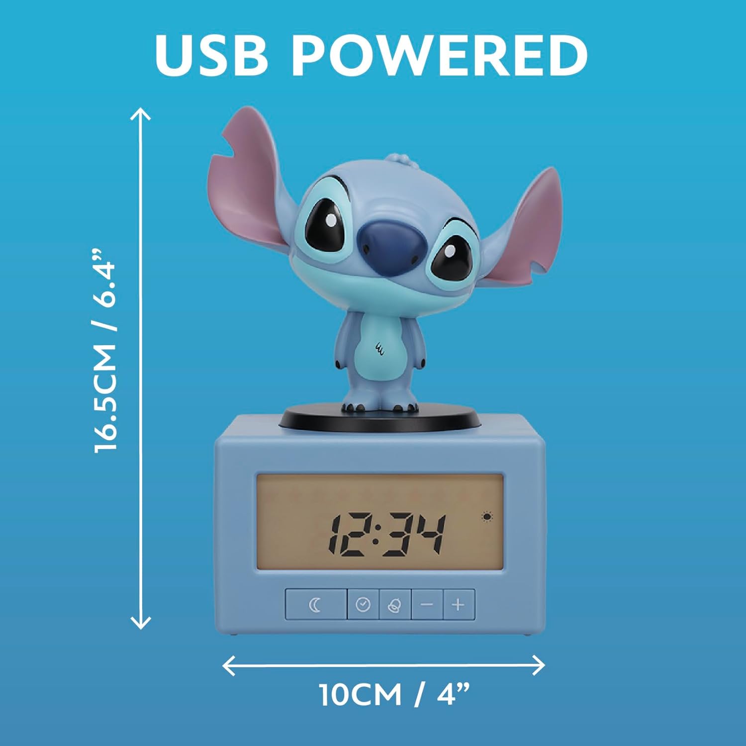 Stitch Paladone Sleep Training Sveglia, Multi, Taglia Unica - immagine 4