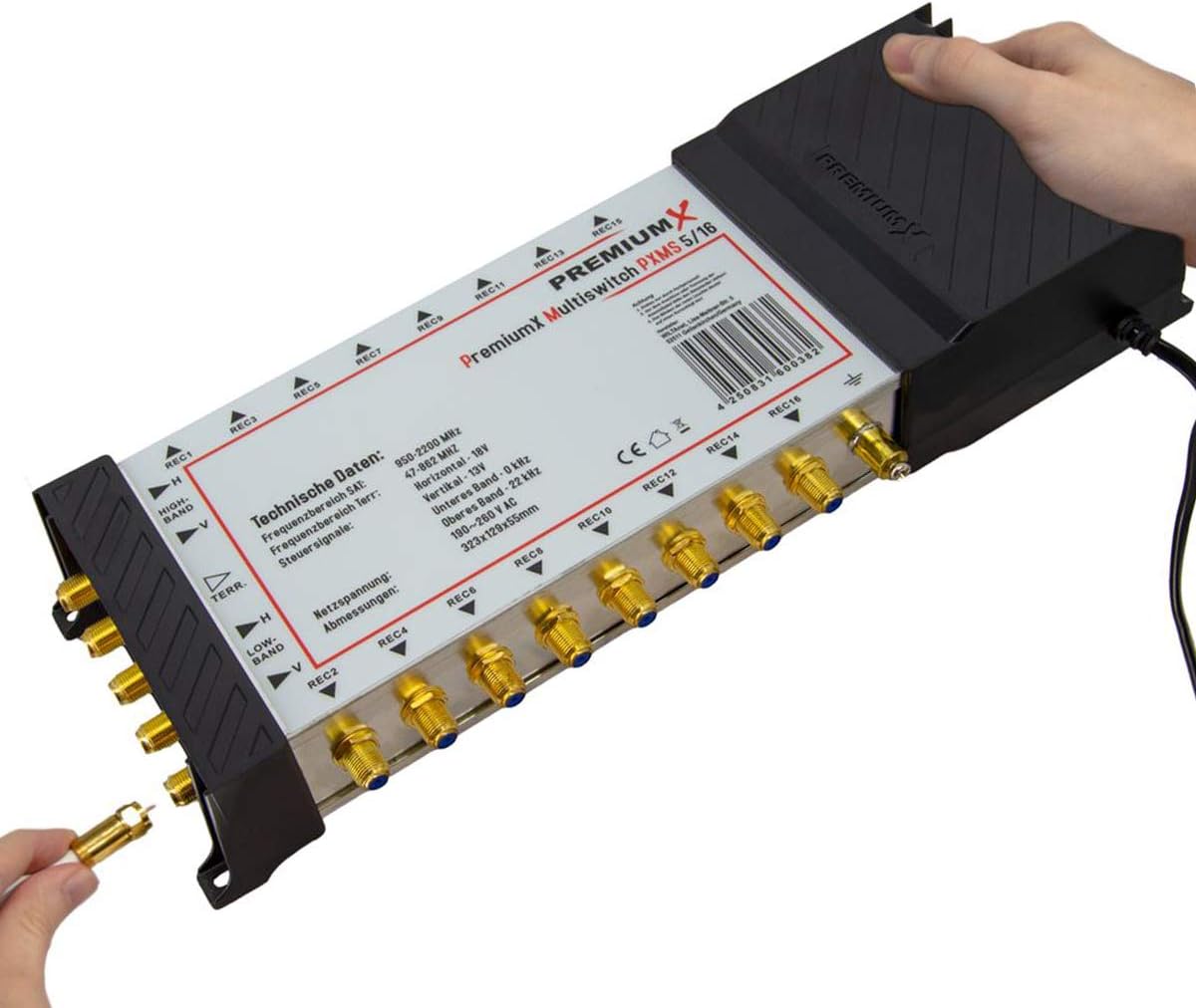 Premium X PXMS Multiswitch 5/16 con Alimentatore - immagine 4