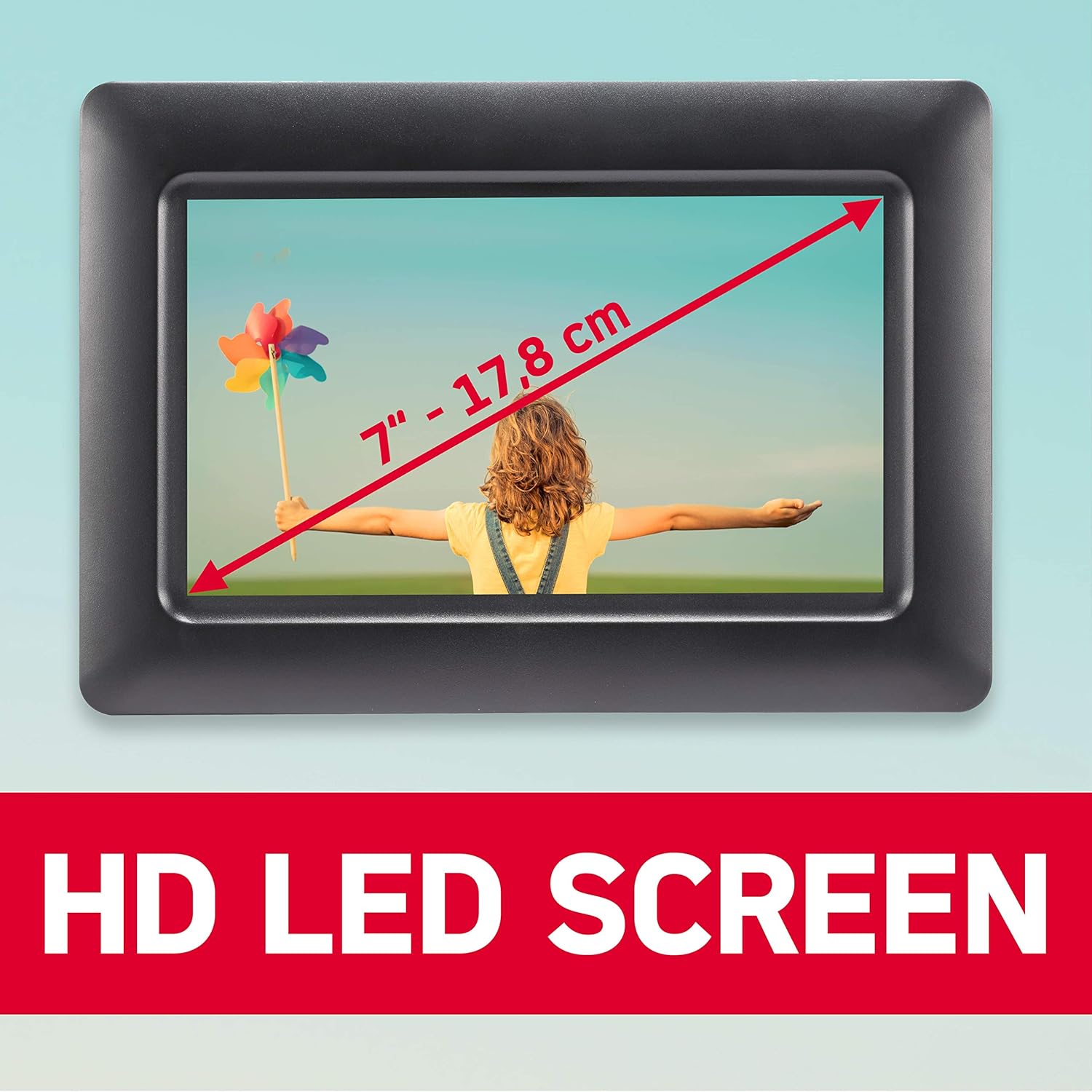 AGFA Photo Realiview APF700 - Cornice Digitale 7'' Nera - immagine 3