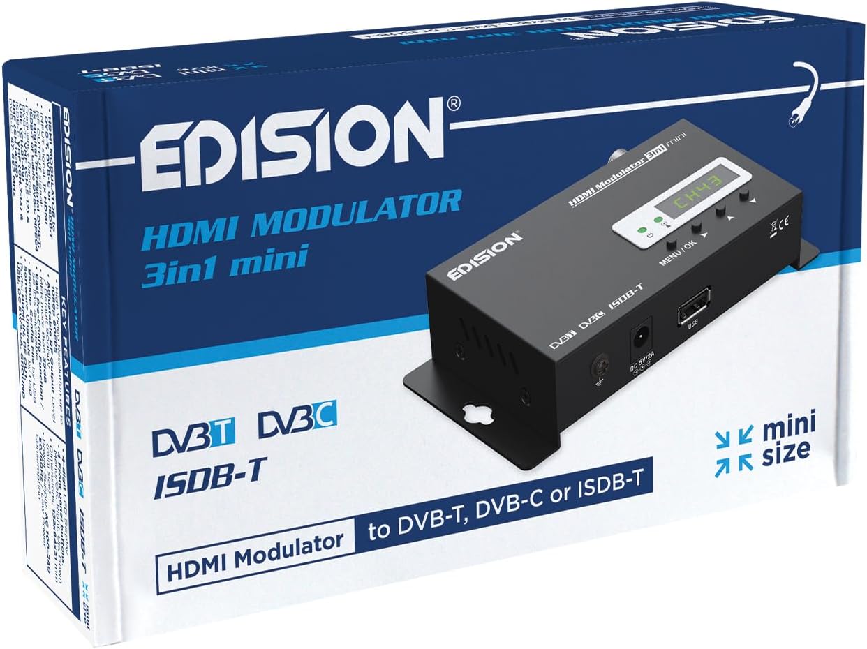 Edision HDMI Modulator 3in1 mini DVB-T/C - immagine 1