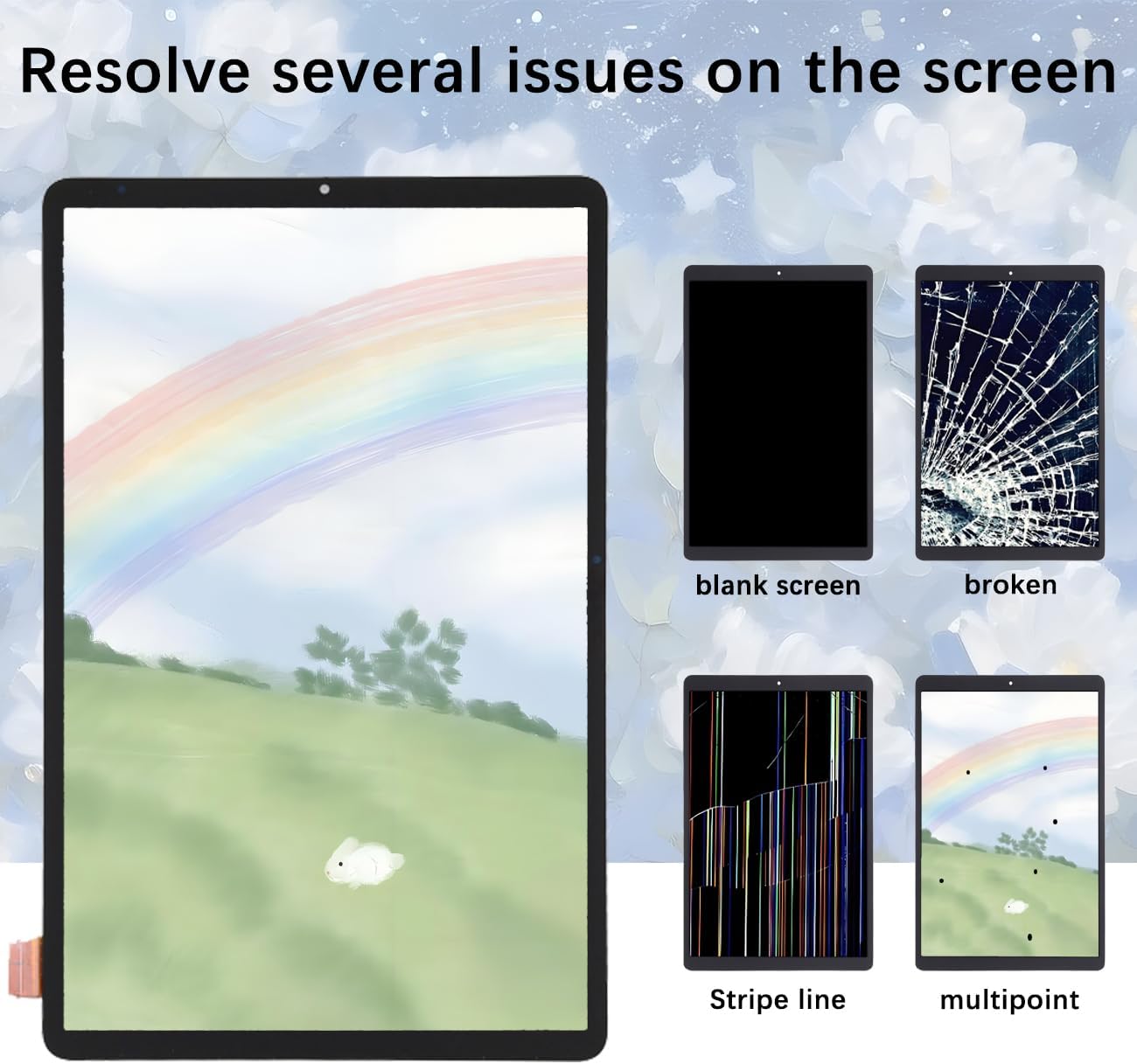 Display Ricambio LCD per Samsung Tab S6 Lite (2024) 10.4" - immagine 3