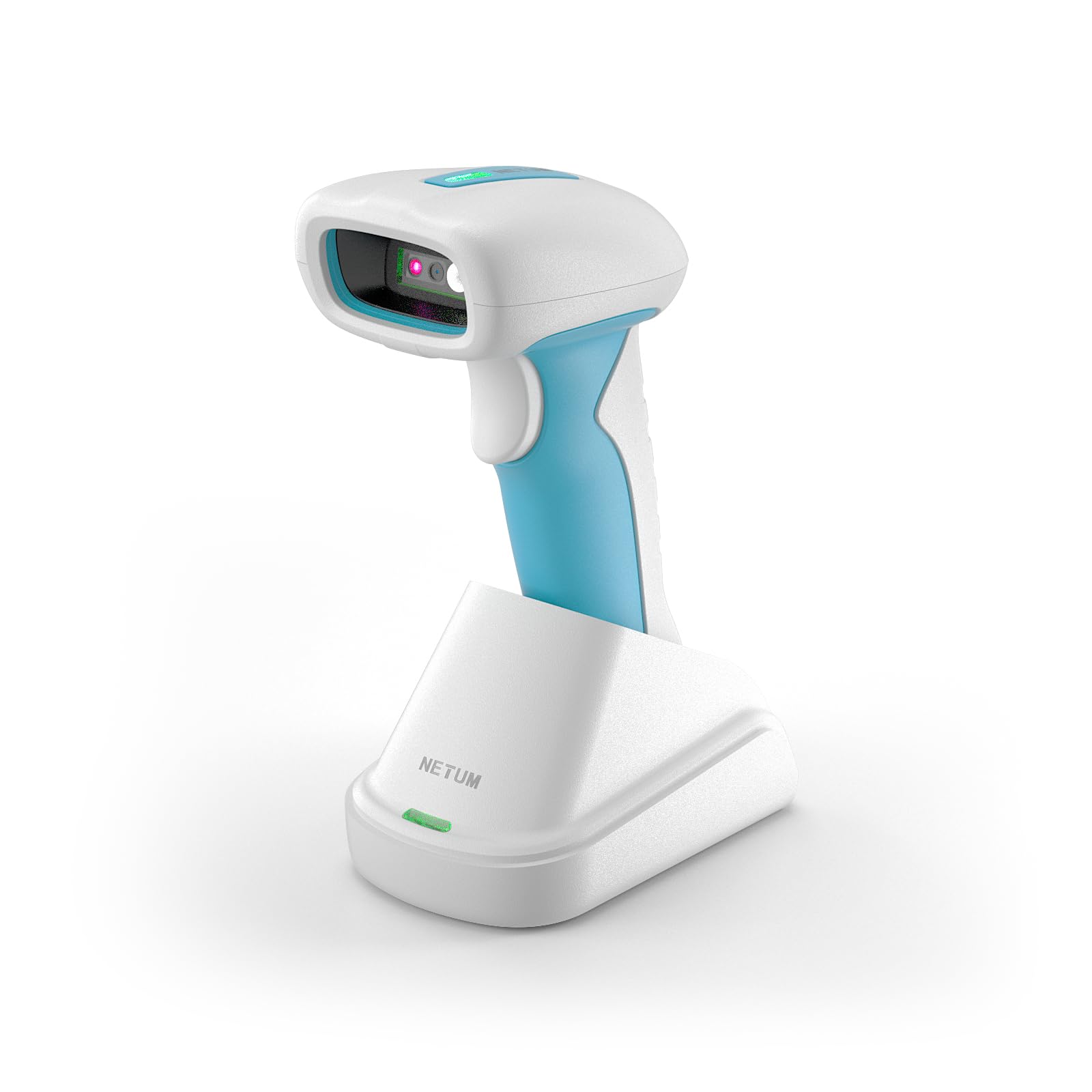 Netum RD-1962 Scanner Barcode 1D/2D Wireless Blu-Bianco