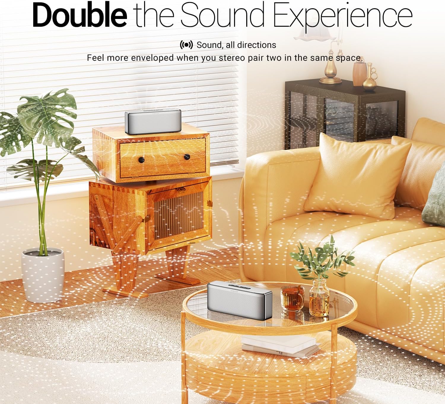 Bogasing S8 Pro Max Cassa Bluetooth Potente, Argento - immagine 6