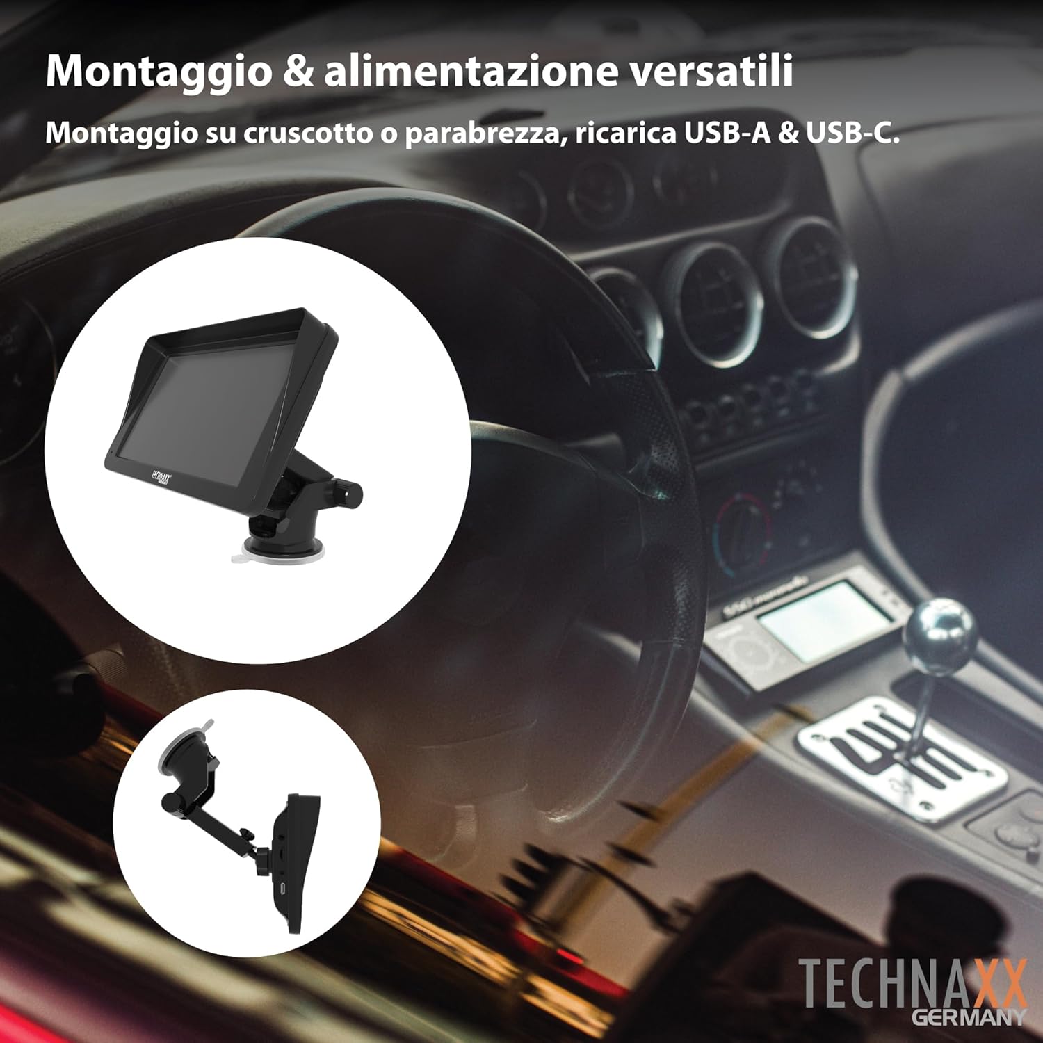 Technaxx TX-320 - Display 7” Wireless Car Play & Android Auto - immagine 5