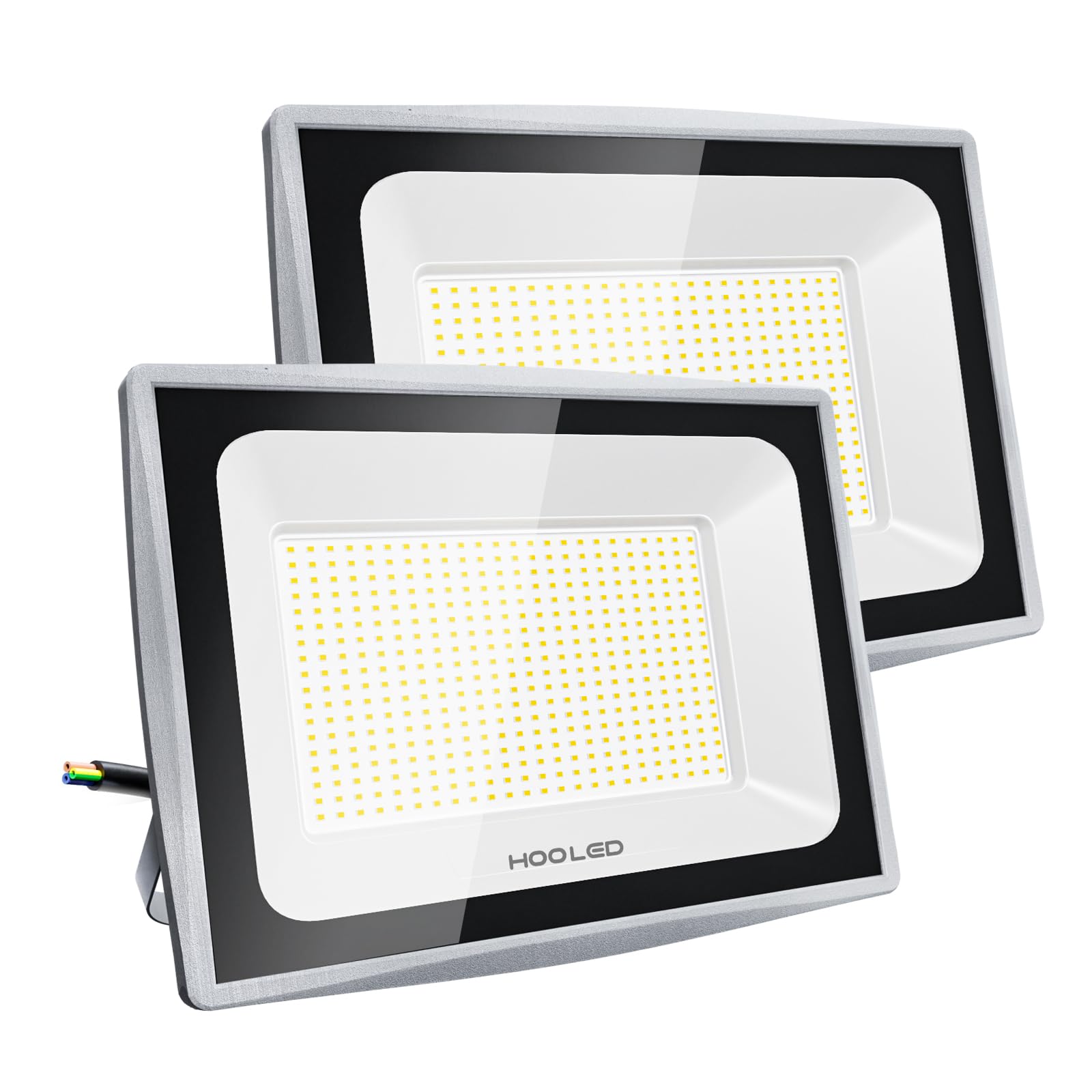 Hooled Faretto LED da Esterno 200W 6500K (2 Pezzi)