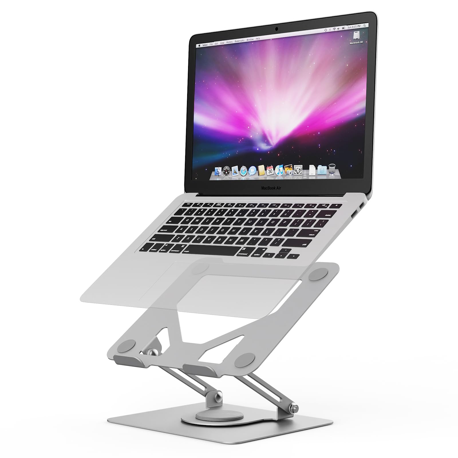 Grifema GB1050-1 Supporto PC Portatile Ergonomico Argento