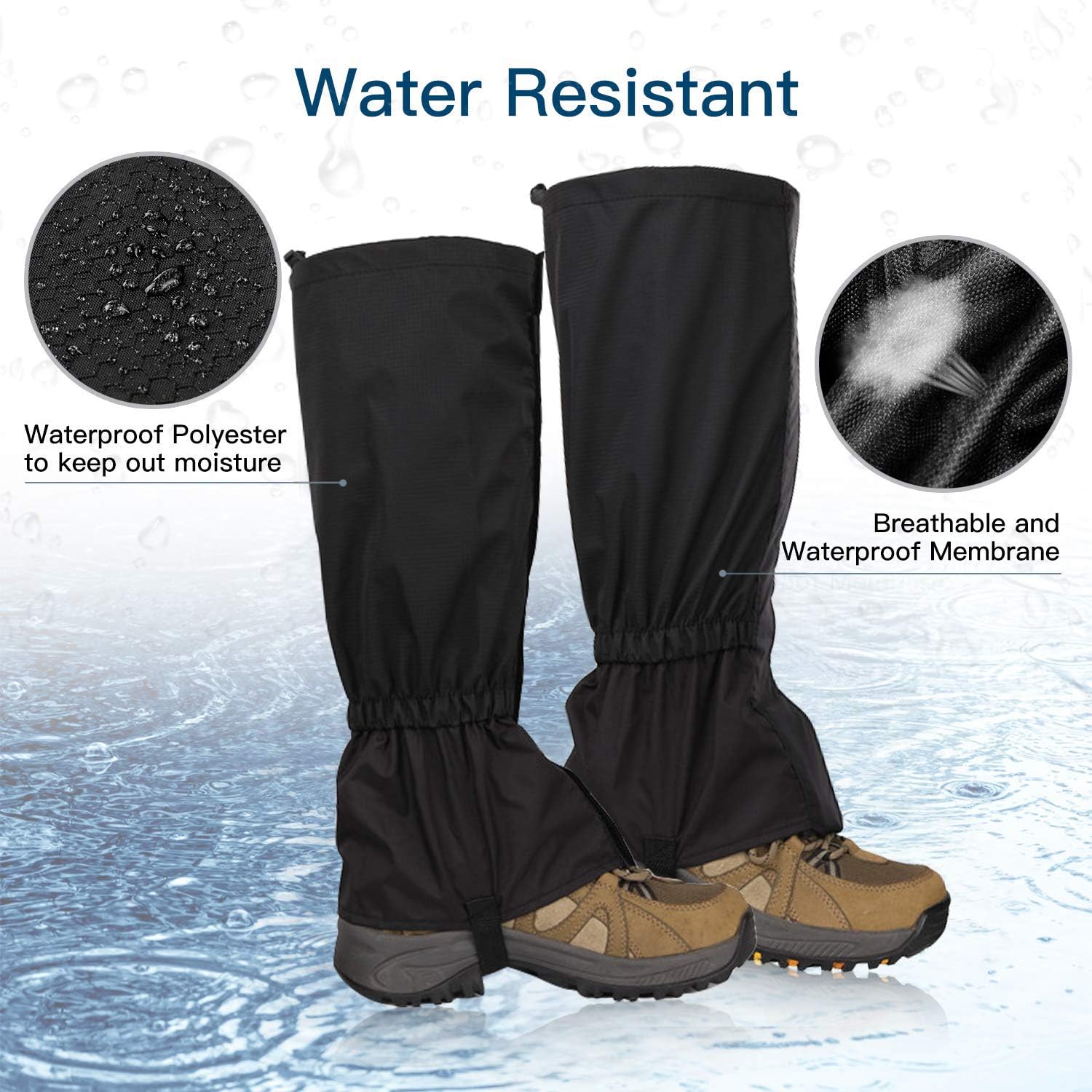 Rakiuty Ghette Impermeabili per Escursionismo - immagine 4