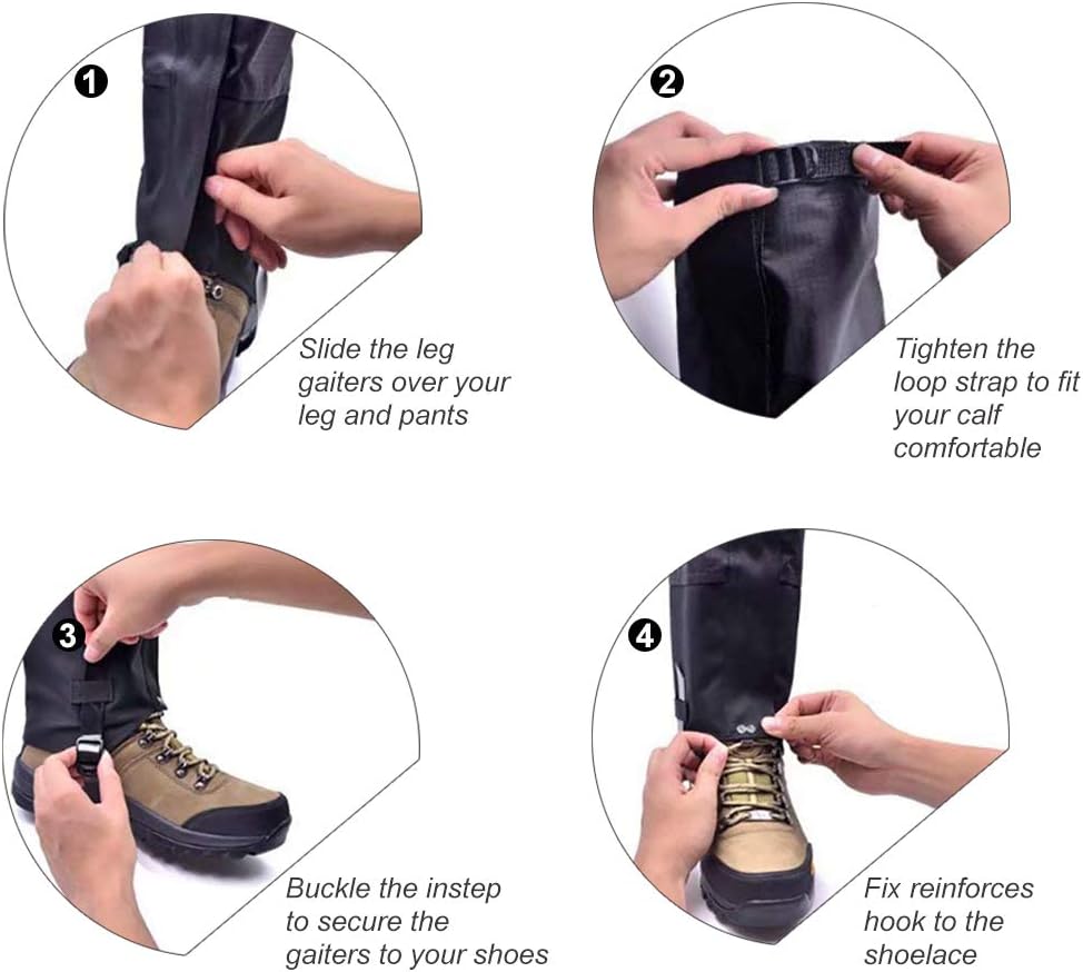 Rakiuty Ghette Impermeabili per Escursionismo - immagine 5