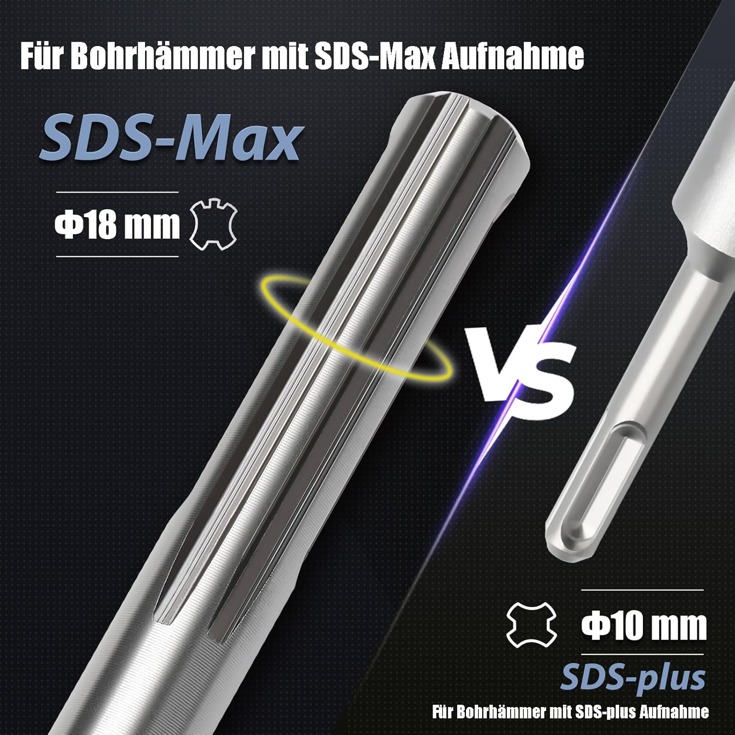 Punta per Trapano SDS Max 40x380mm - immagine 3