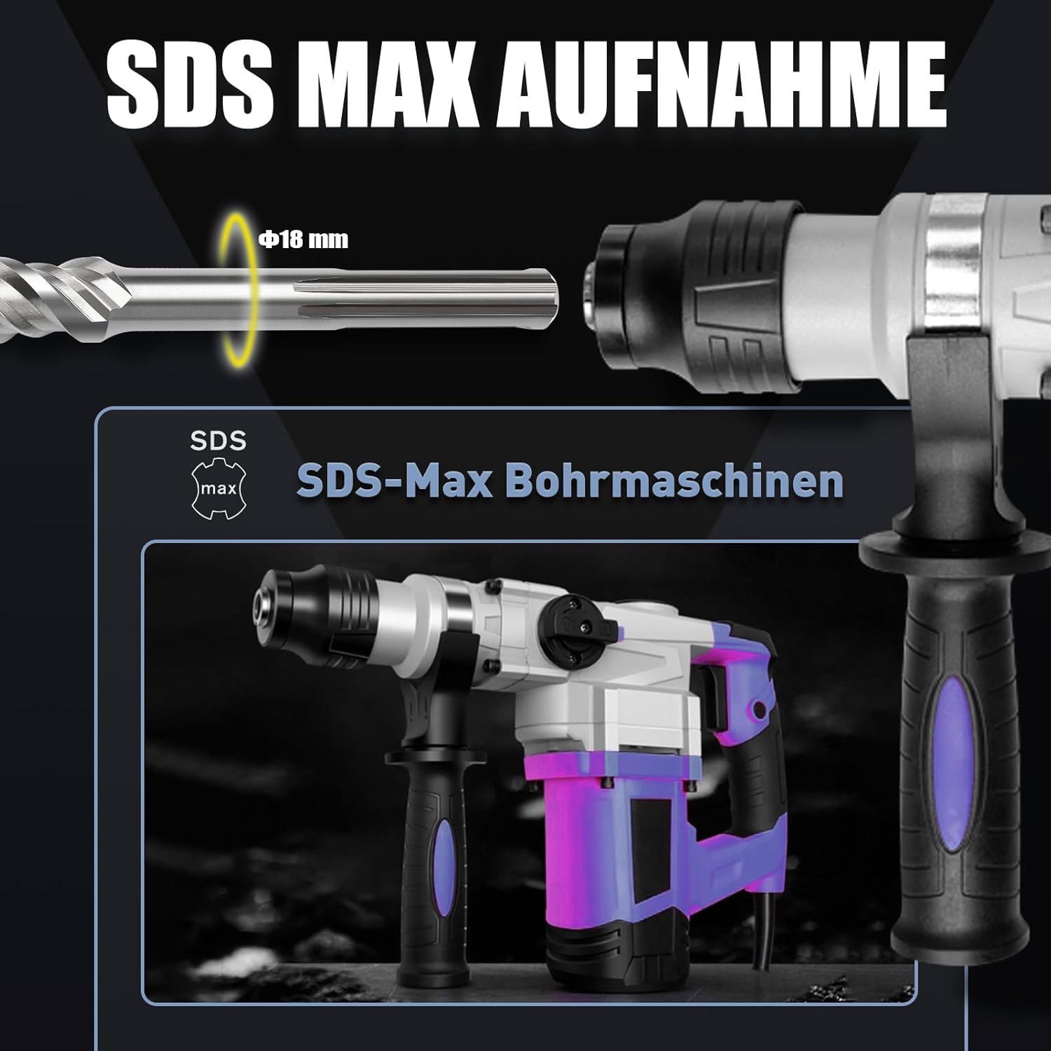 Punta per Trapano SDS Max 40x380mm - immagine 7