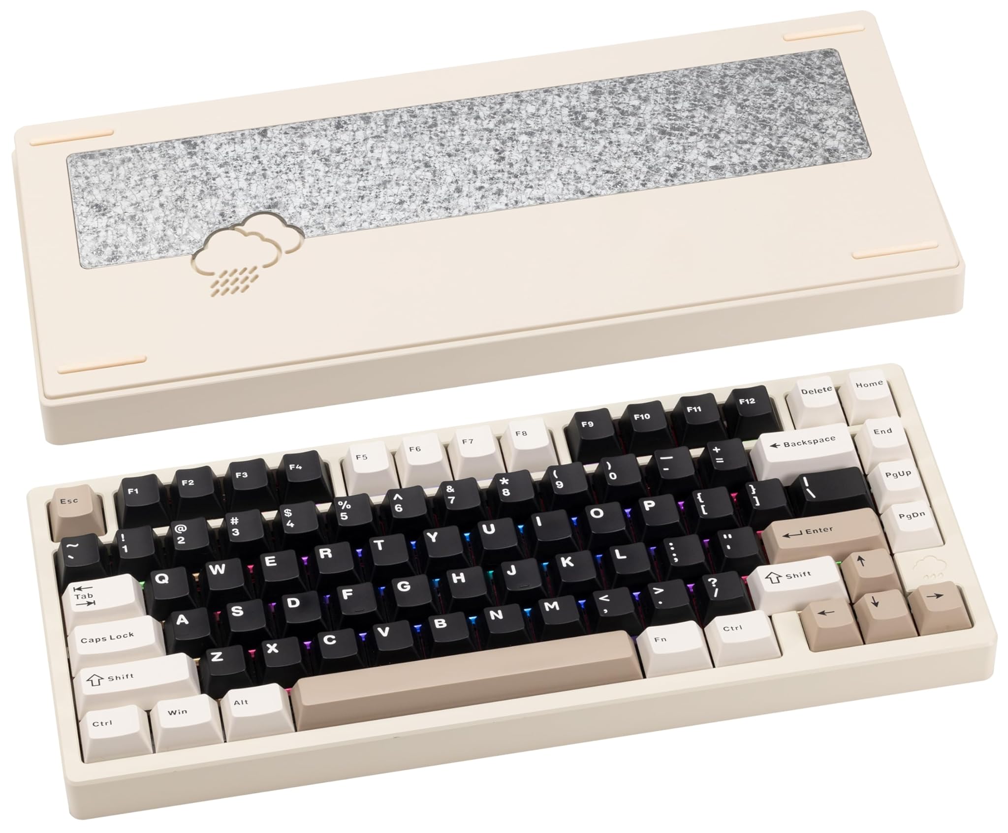 Cutiepcs WOBKEY Rainy 75 Tastiera Meccanica Alluminio