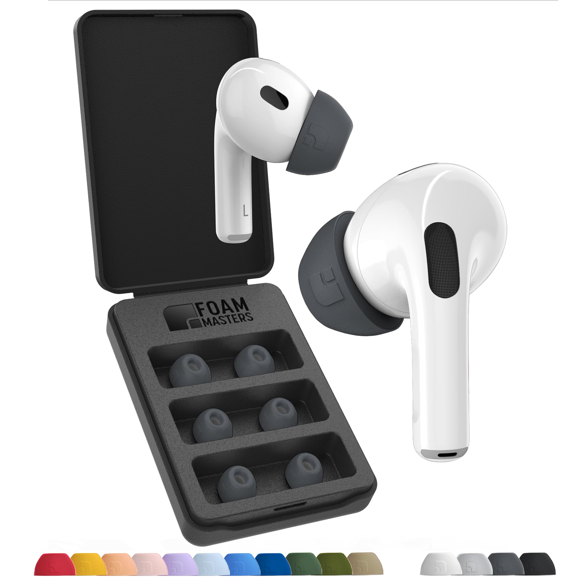 Foam Masters Ear Tips Memory Foam per AirPods Pro