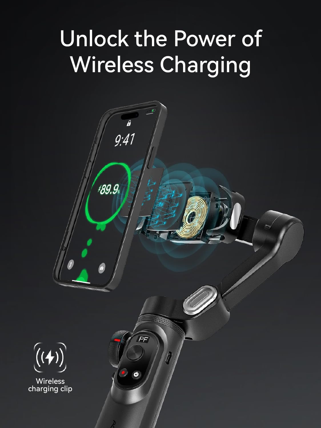 Gimbal Sensore AI Smart X Pro, Nero - immagine 7