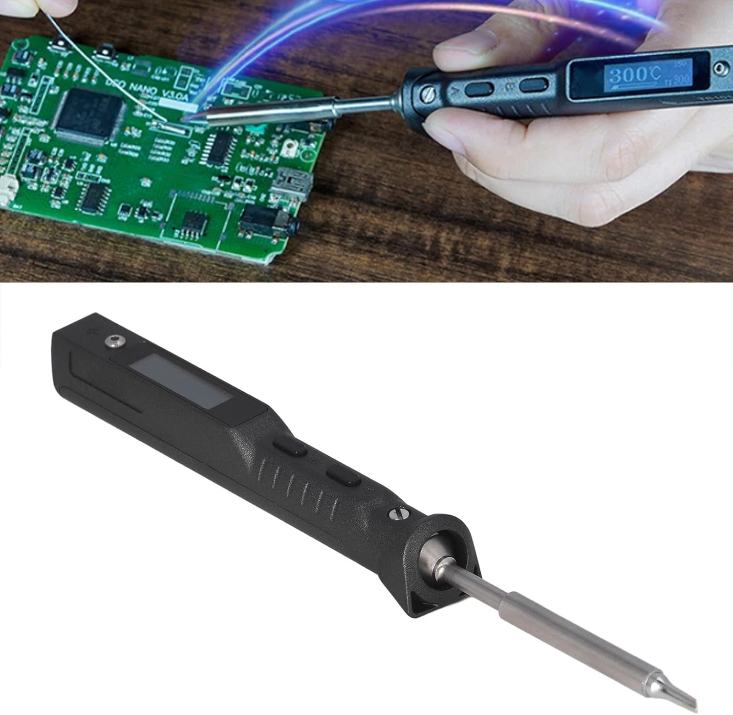 Set Saldatura Elettrica Digitale Portatile TS100 - immagine 4