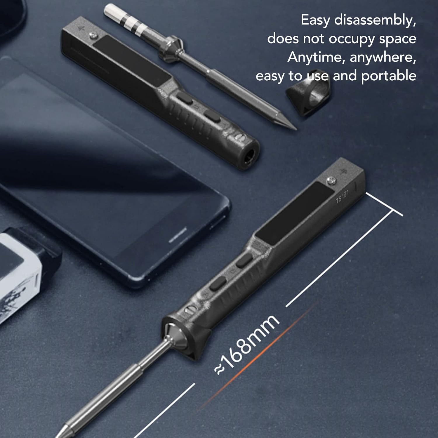 Set Saldatura Elettrica Digitale Portatile TS100 - immagine 7