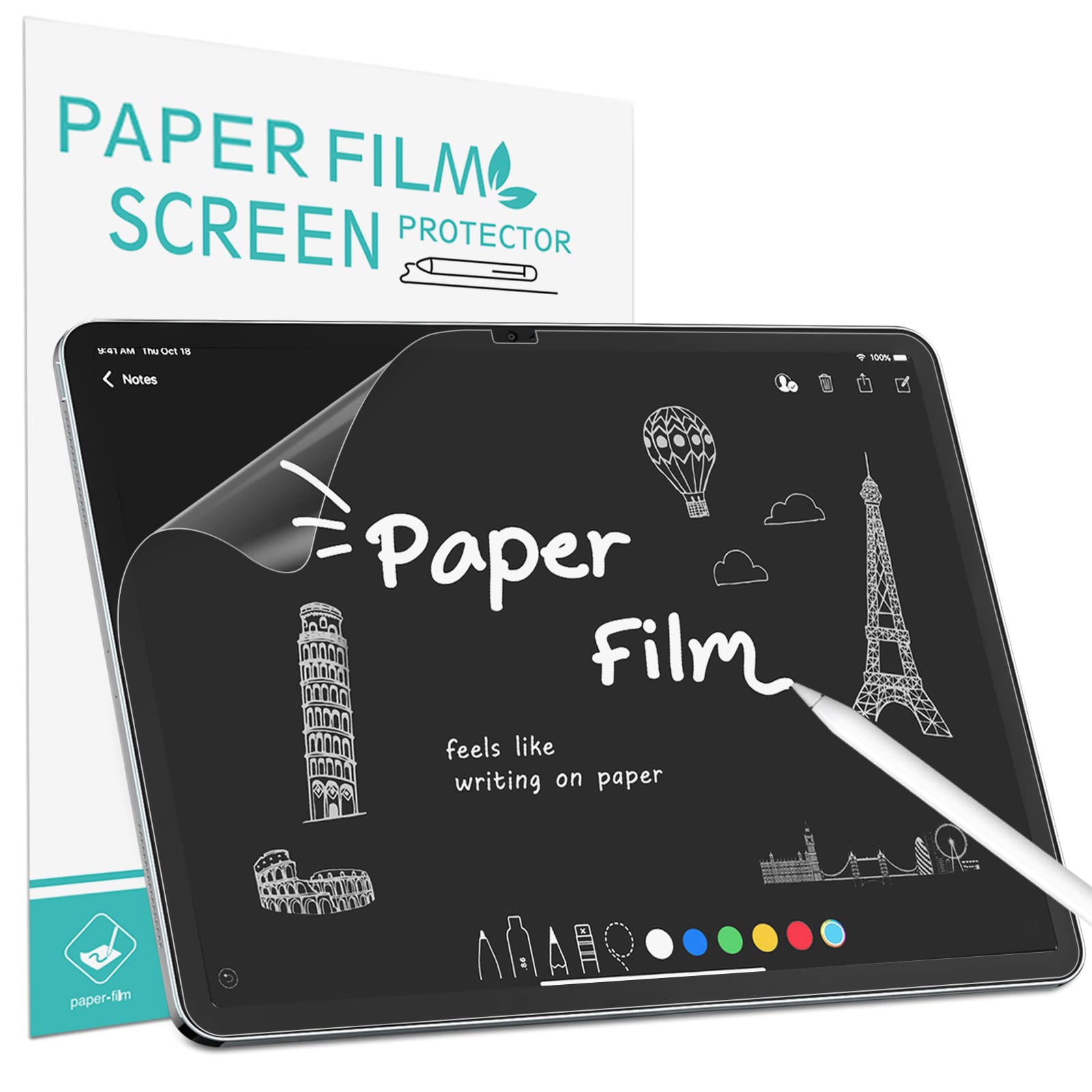 Pys - 2 Pellicole Protettive Opache per iPad 10.9"