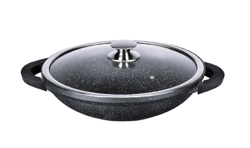 Kamberg Wok 36 cm in Ghisa di Alluminio