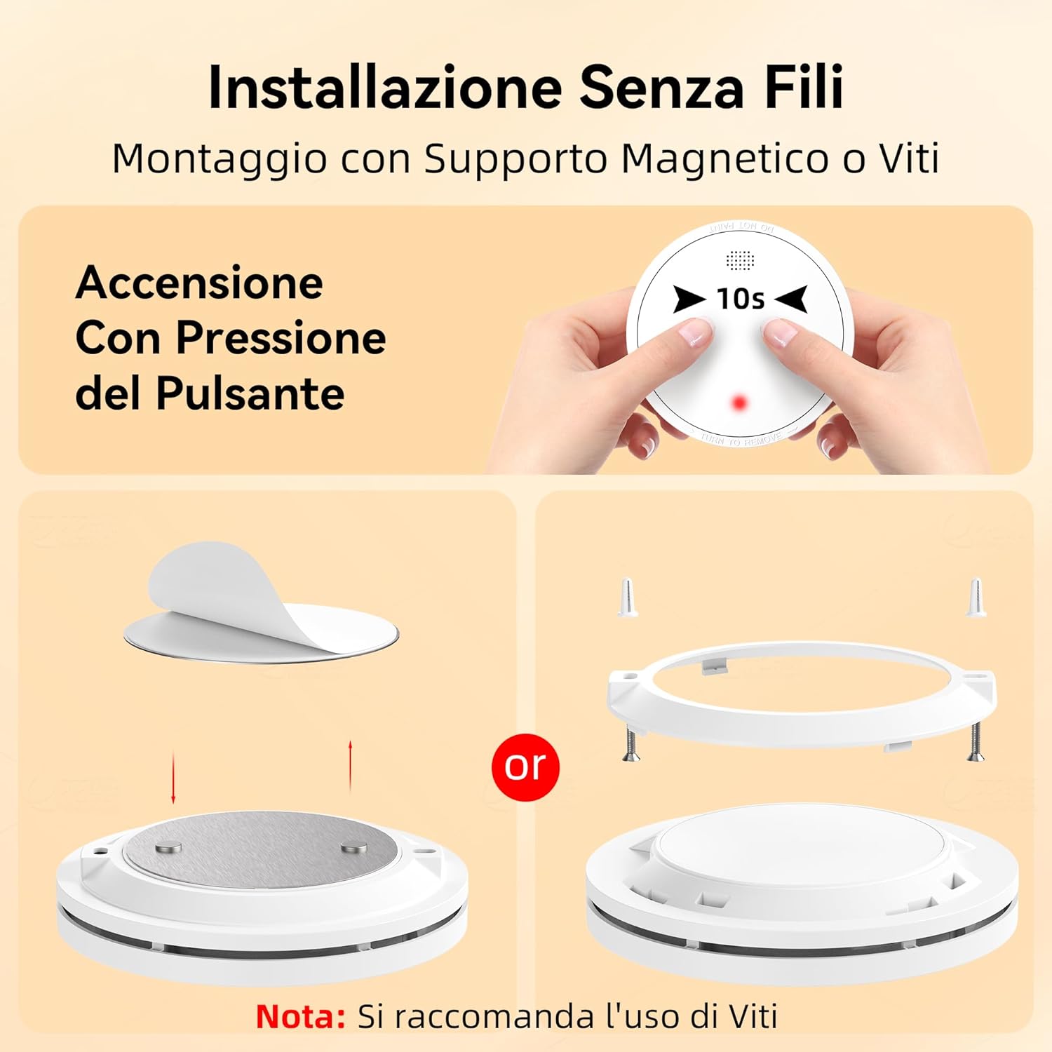 Rilevatore di Fumo con Batteria 10 Anni, 8 Pezzi - immagine 6