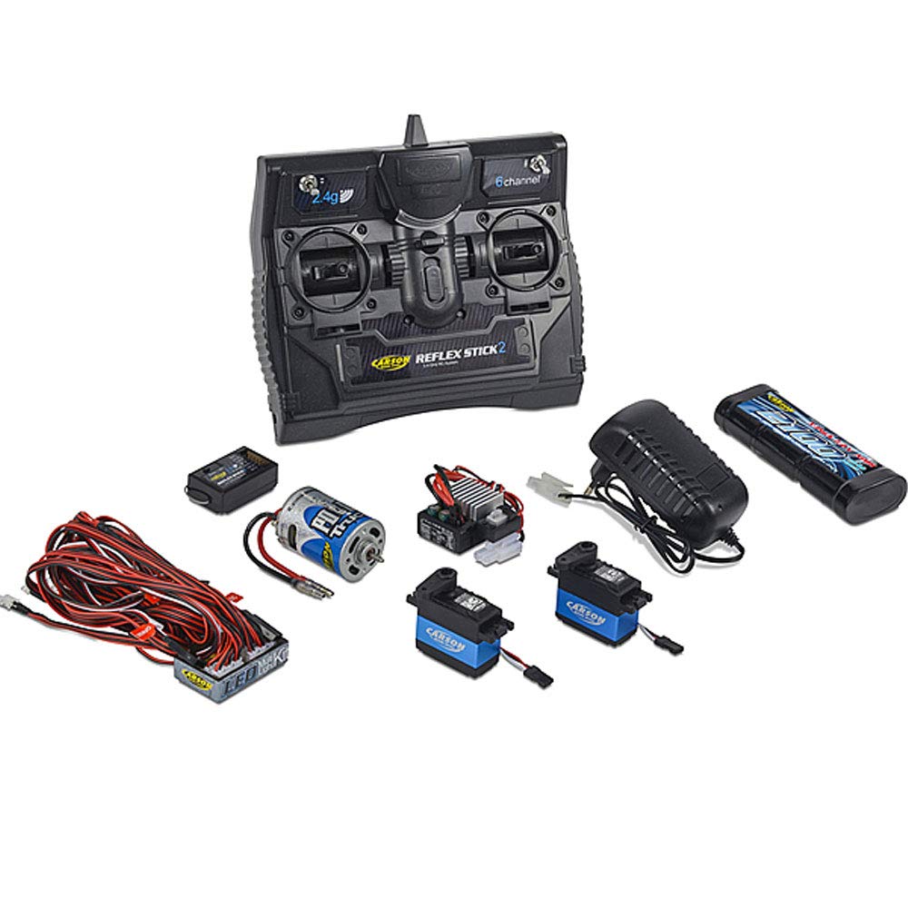 Carson 500501015 Reflex - Set Chiavette 6 Canali, Nero