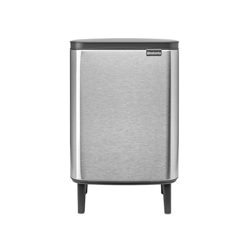 Brabantia Bo Waste Bin Hi Pattumiera 12L Matt Steel