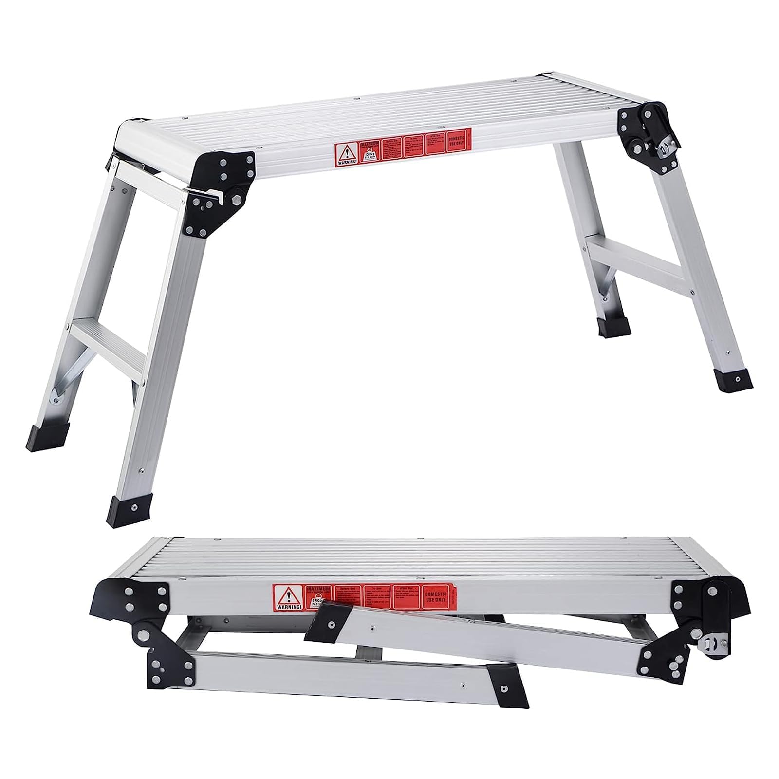 Fantask Piattaforma da Lavoro Pieghevole in Alluminio