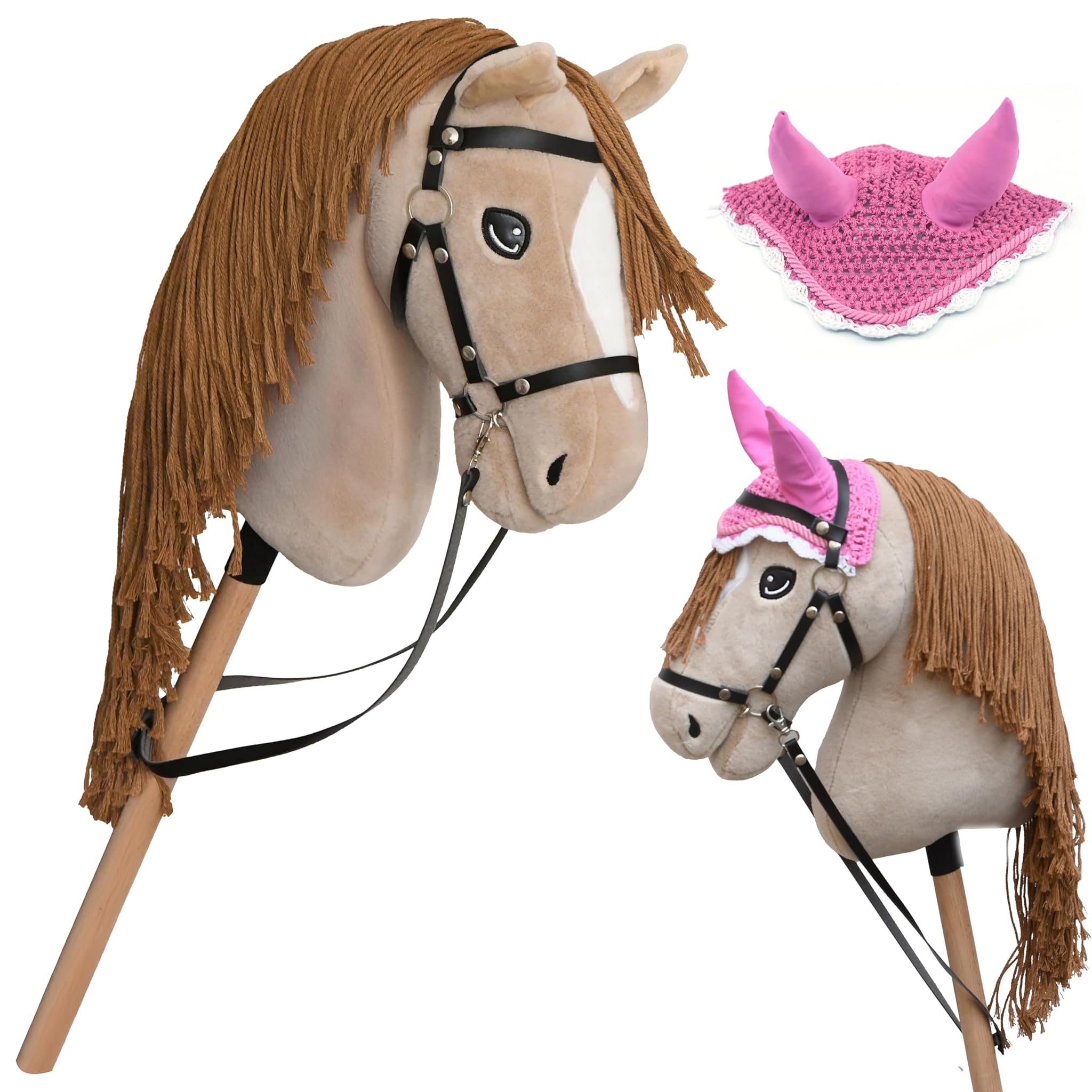 Hobby Horse Perlino Completo di Rete, Mors e Redina