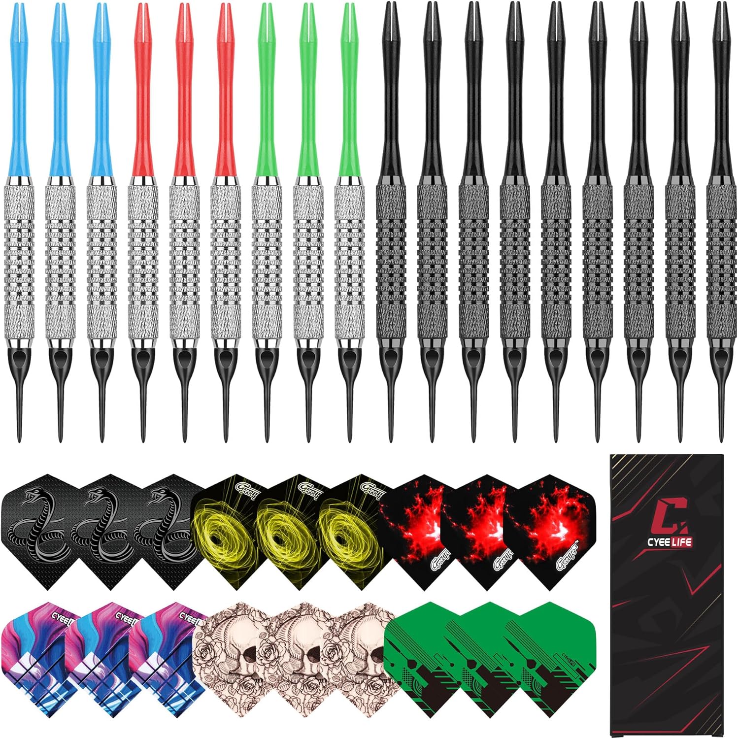 CyeeLife Freccette con Punta in Plastica (18 Pezzi) - immagine 7