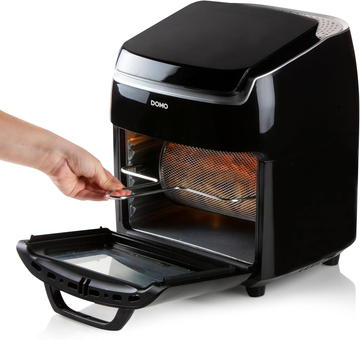 DOMO DO534FR - Friggitrice con cestello girevole