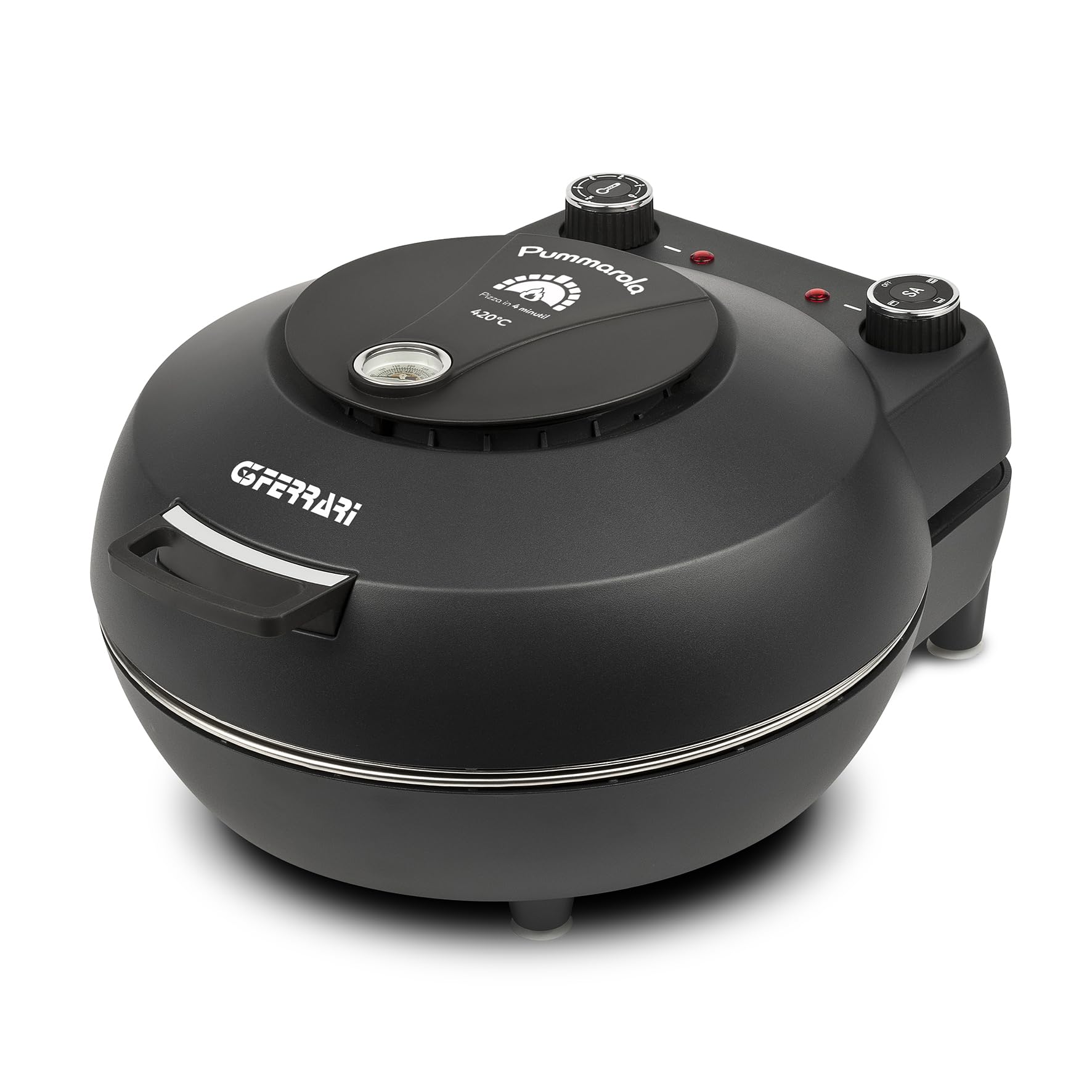 G3 Ferrari G10199 Forno Pizza "Pummarola", Nero Opaco