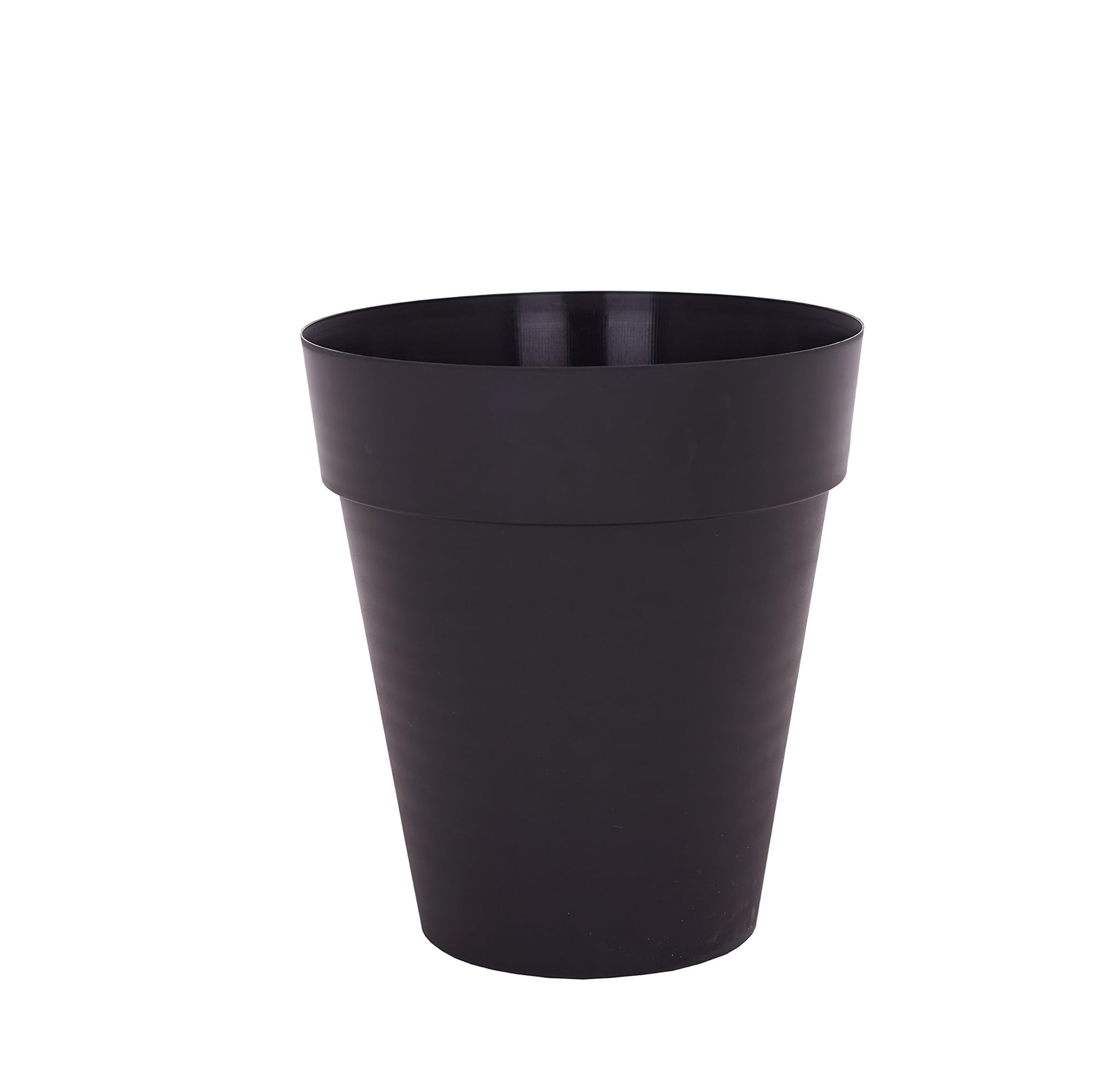 Artevasi Capri High, Vaso alto rotondo in plastica, 56cm, colore antracite