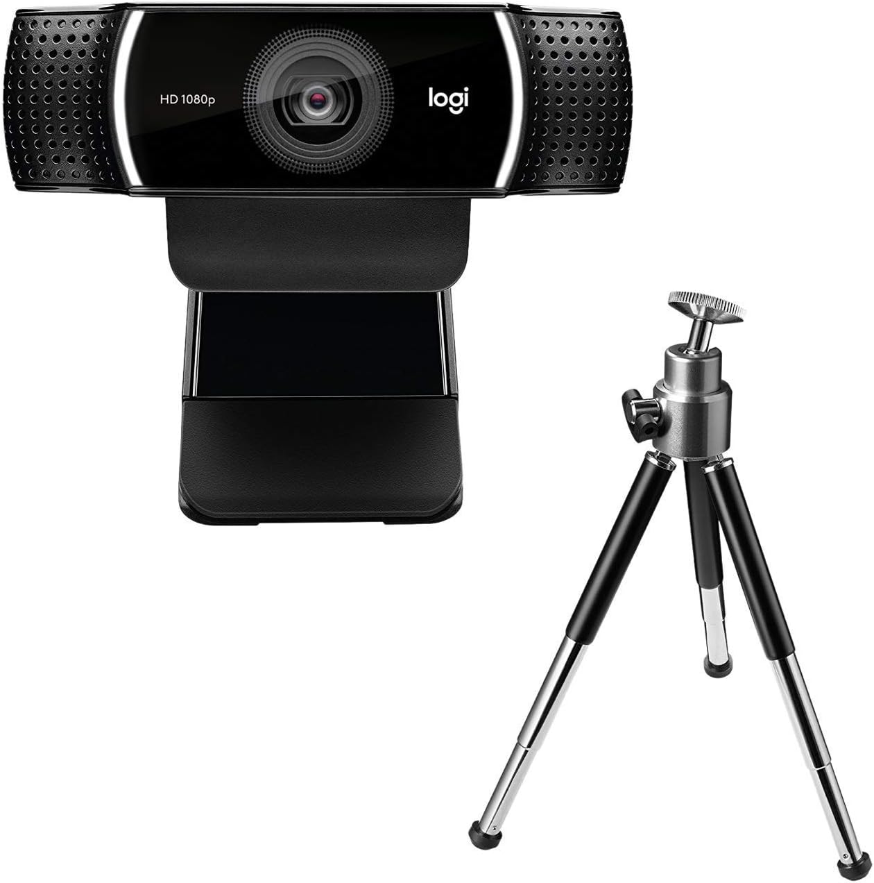 Logitech C922 Pro Stream Webcam HD 1080p/30fps, Nero - immagine 1