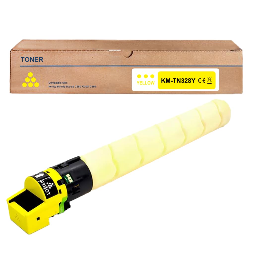 Amla TN328 Giallo - Toner Compatibile Konica Minolta