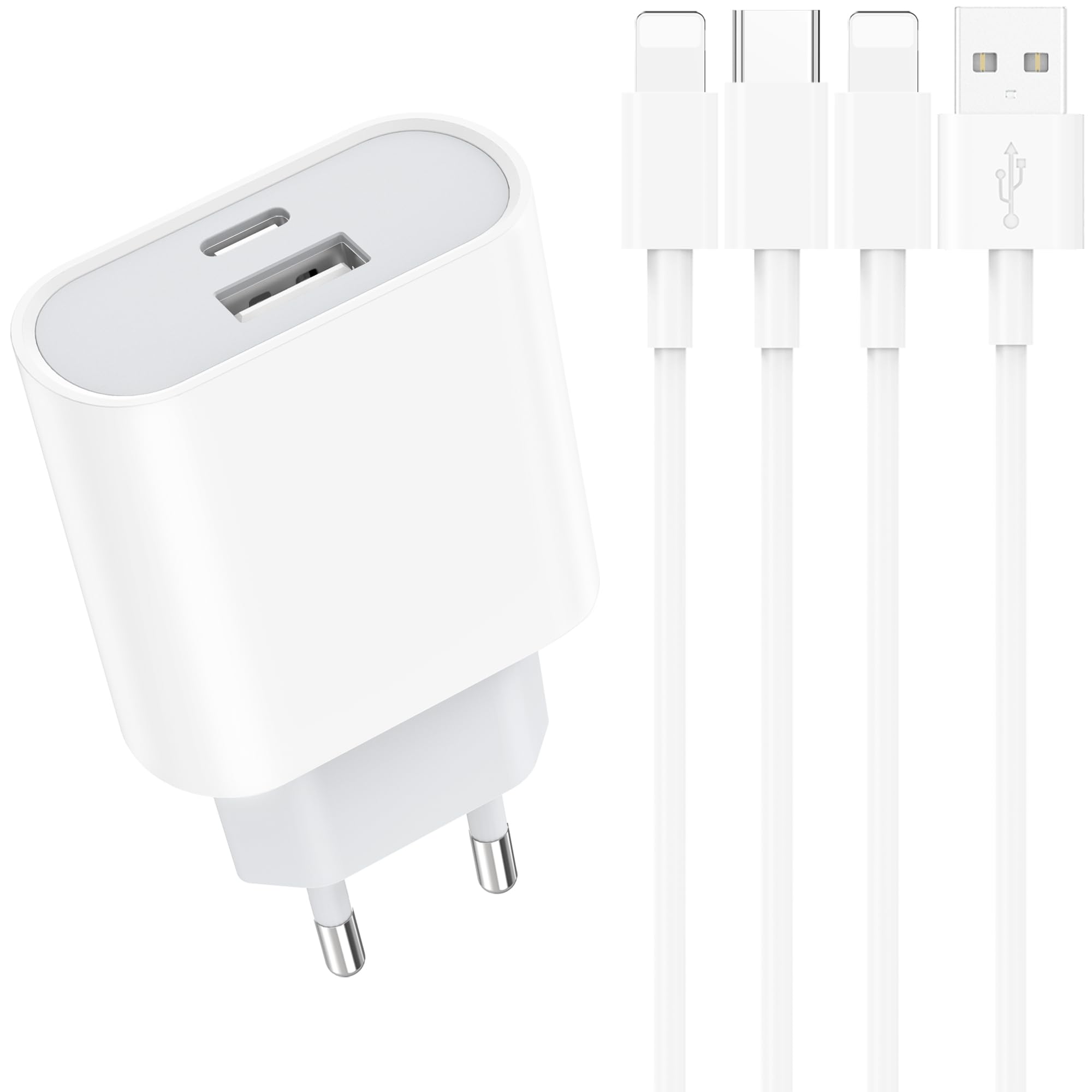 Piarhlie Caricatore iPhone 20W USB C con Cavo 2M