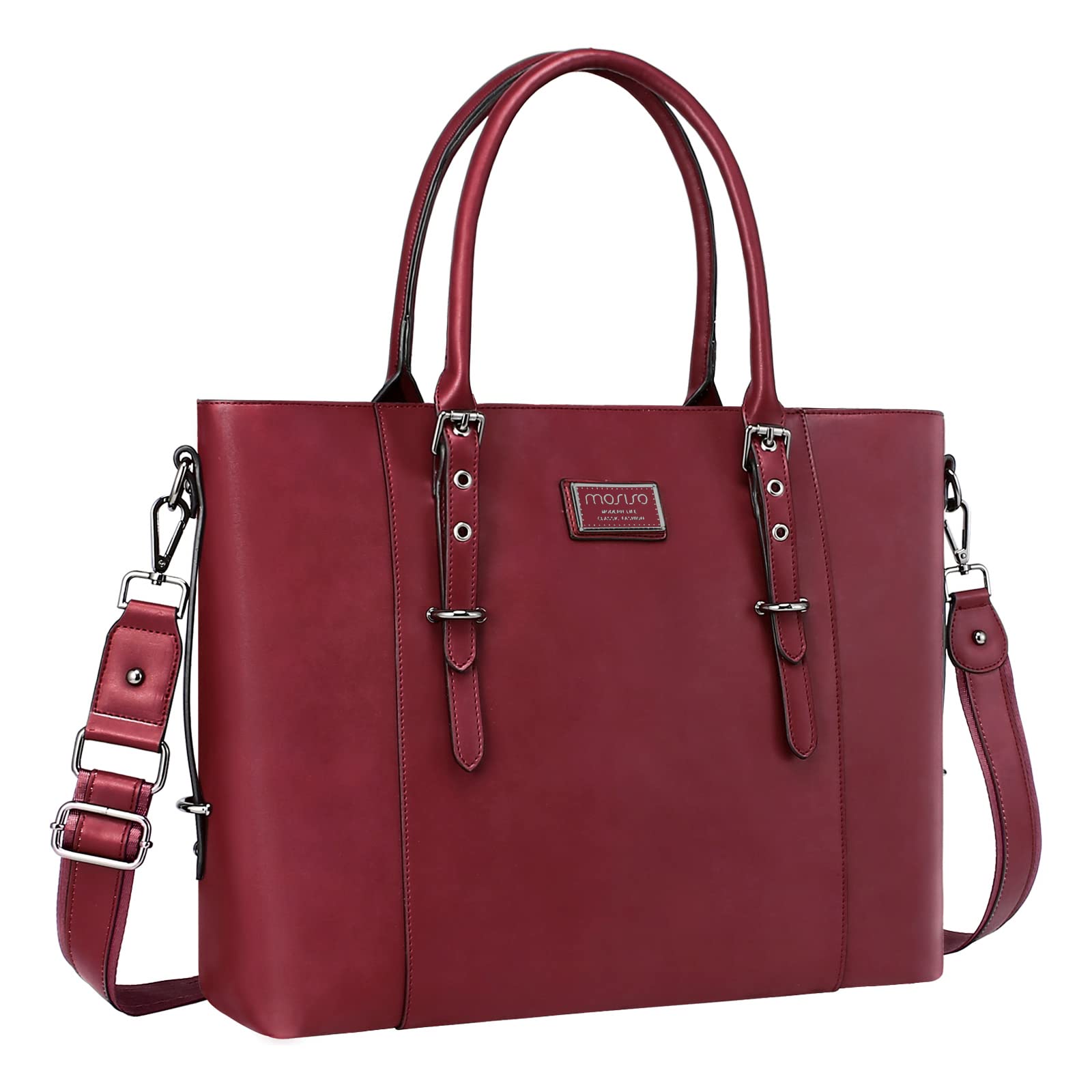 Mosiso Borsa Tote Laptop 17-17,3 Pollici in Pelle PU