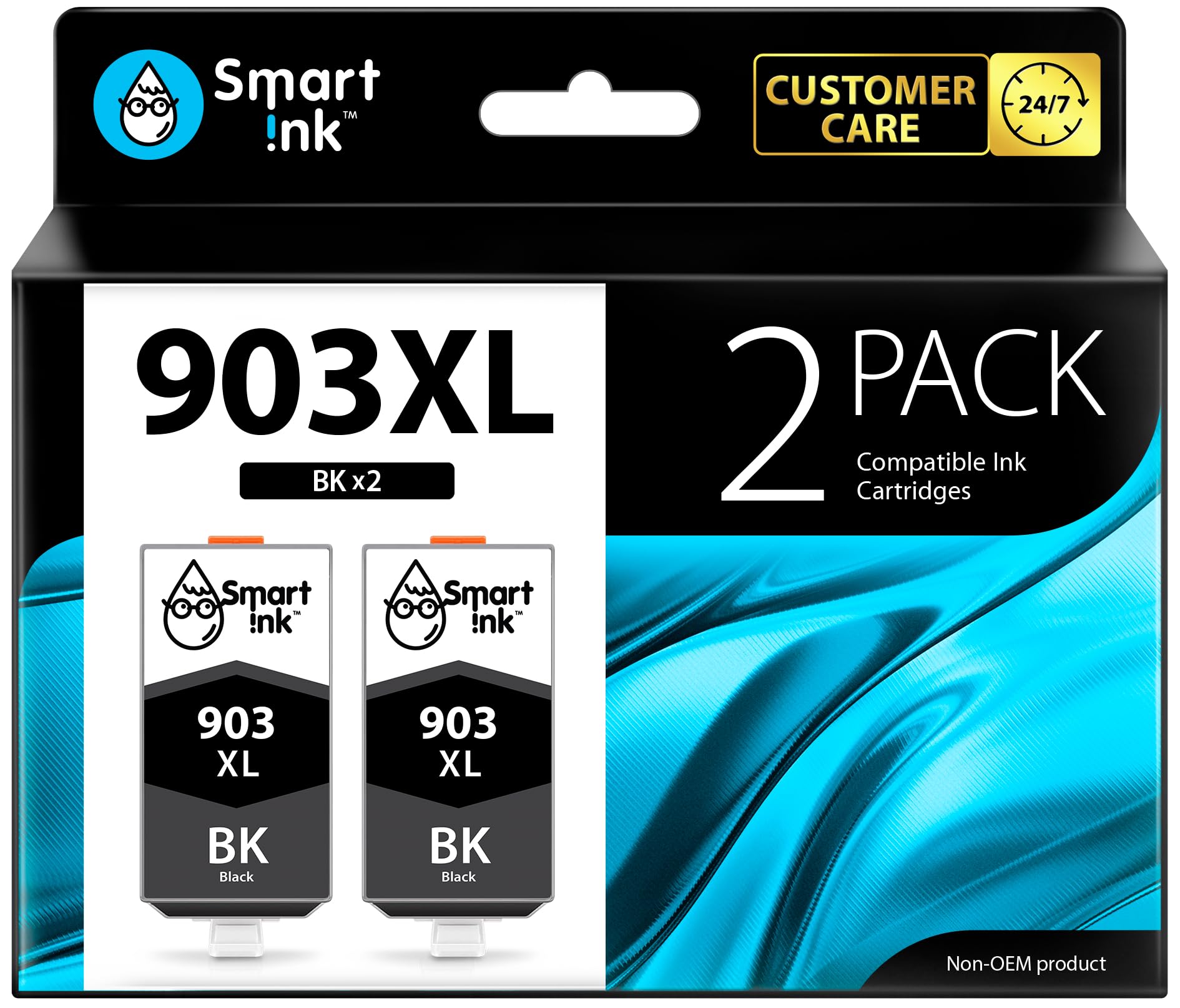 Smart Ink Cartucce Compatibili per HP 903 XL (BK XL 2 Combo)
