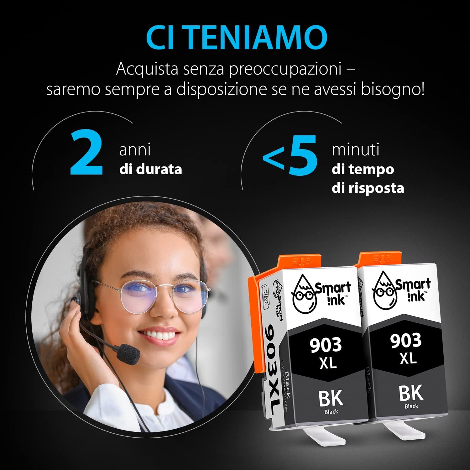 Smart Ink Cartucce Compatibili per HP 903 XL (BK XL 2 Combo) - immagine 3